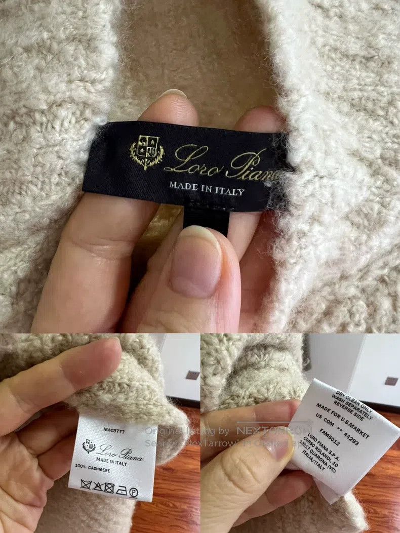 Loro Piana Loro Piana Beige Cashmere Sweater Size S / US 4 / IT 40 - 8 Thumbnail