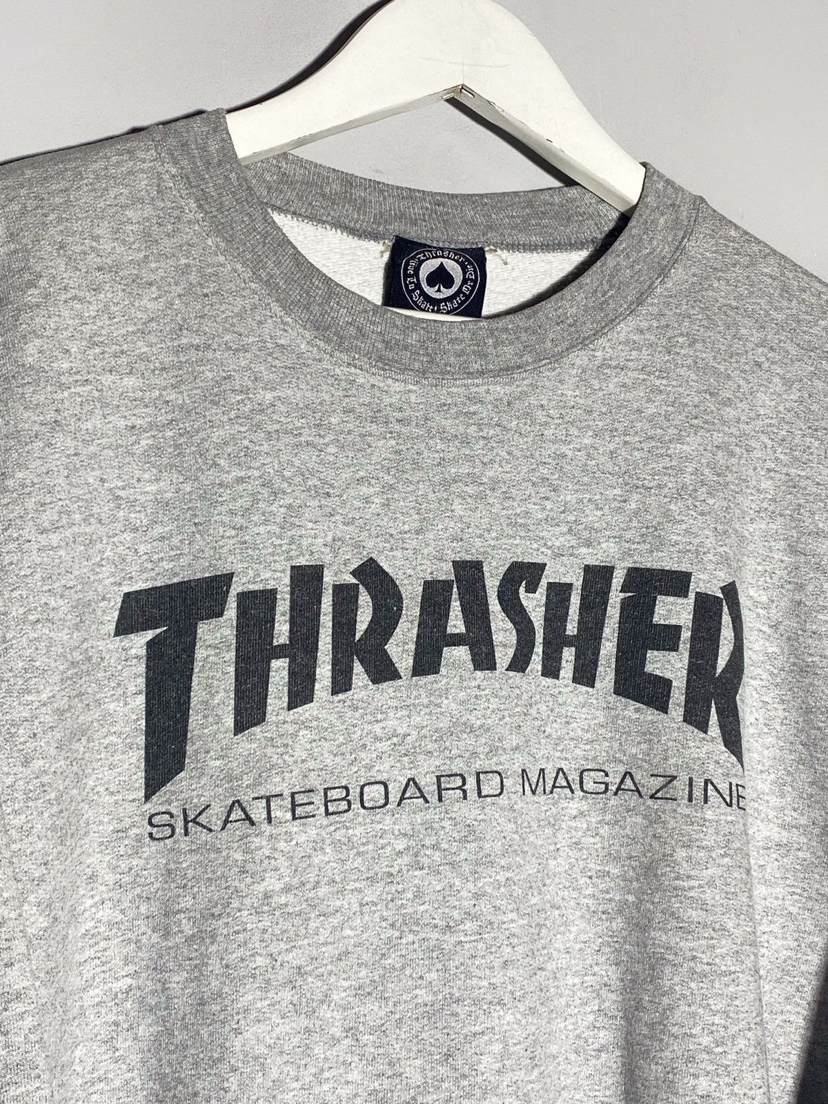 Thrasher × Vintage Vintage Thrasher y2k boxy fit streetwear style sweatshirt Size US S / EU 44-46 / 1 - 2 Thumbnail