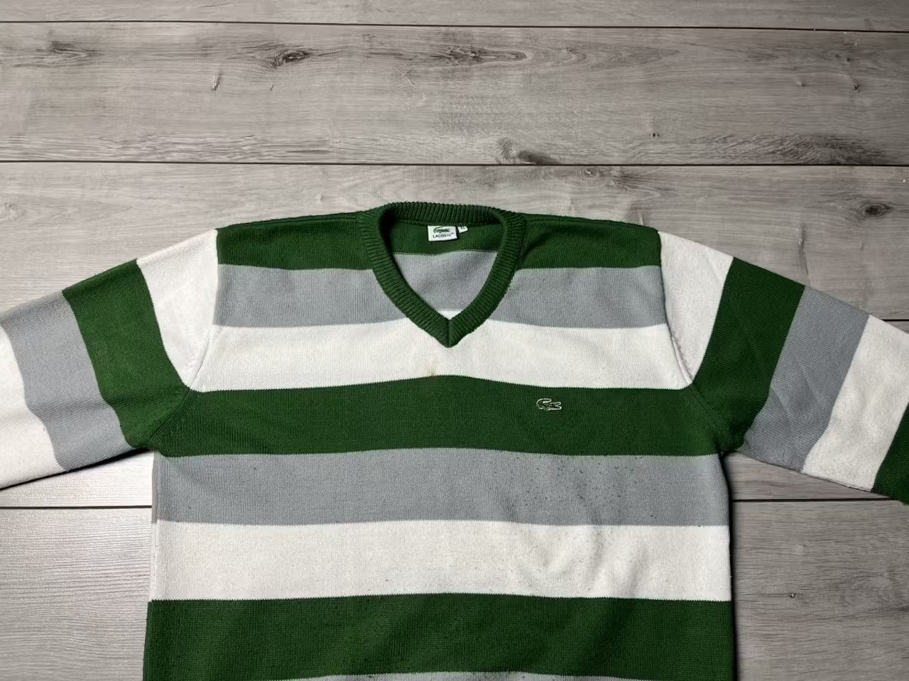 Lacoste Lacoste sweater vintage size Large 90s Size US L / EU 52-54 / 3 - 3 Thumbnail