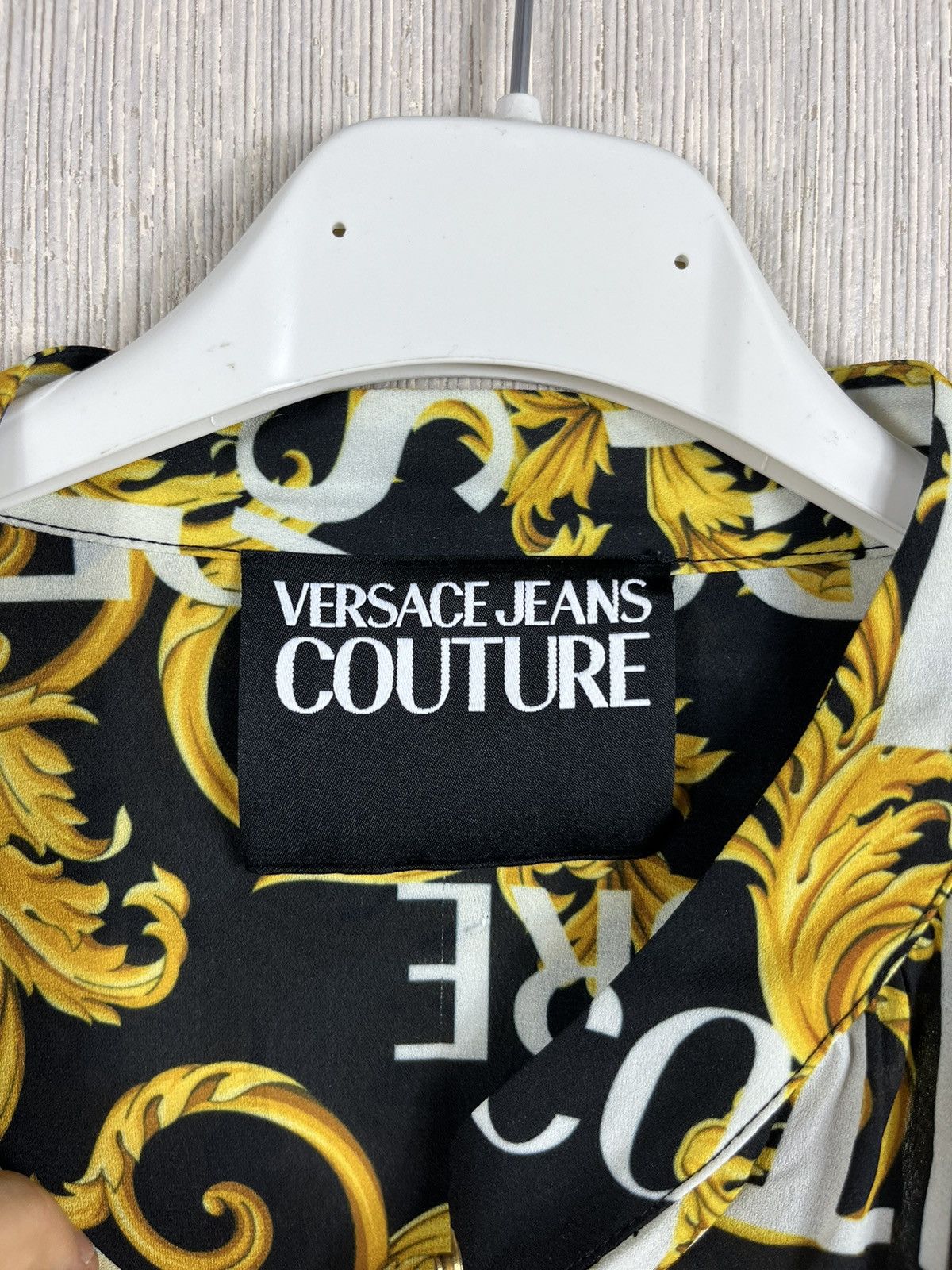 Versace × Versace Jeans Couture Versace Jeans Couture full print shirt gold details monogram Size US L / EU 52-54 / 3 - 18 Thumbnail