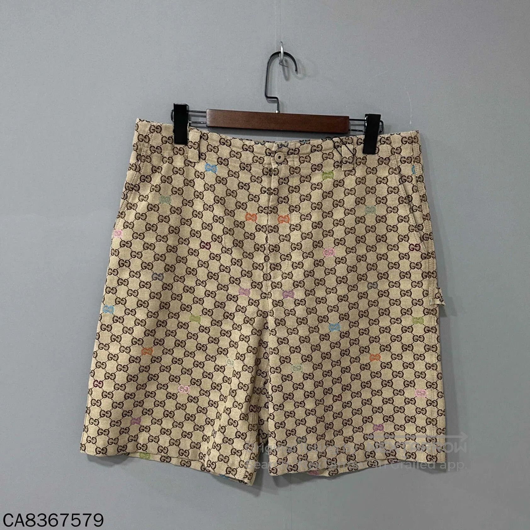 Gucci Gucci Monogram Print Shorts. Size US 26 / EU 42 - 1 Thumbnail