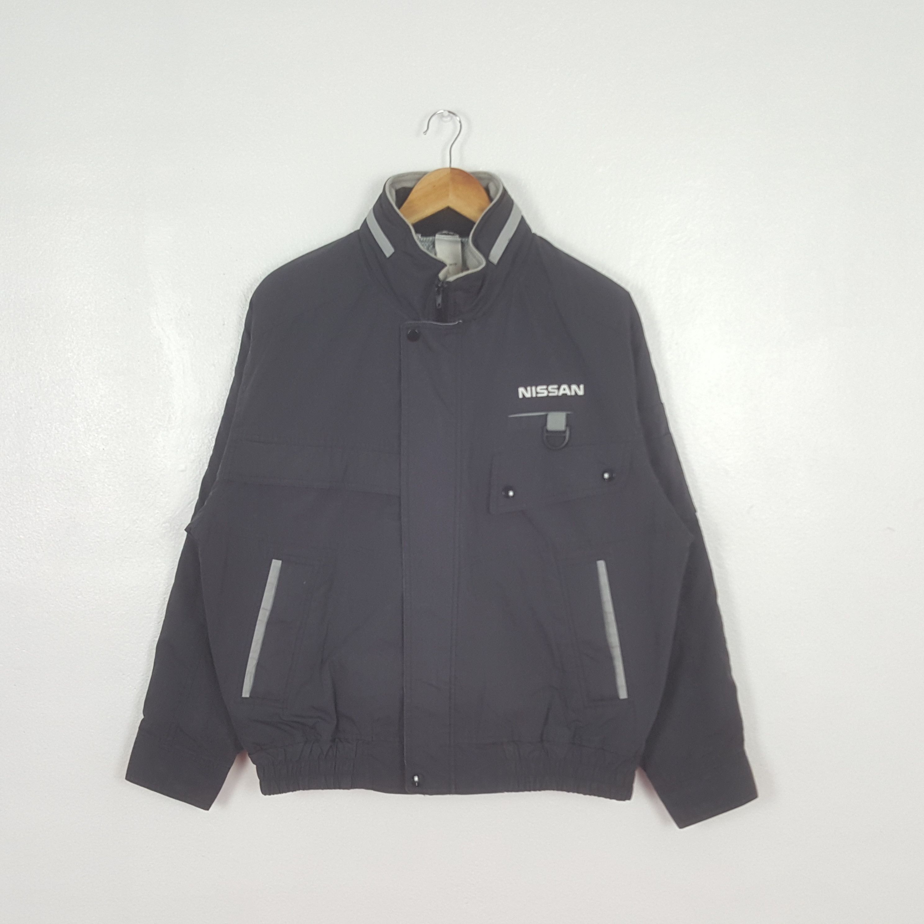 Nissan Vintage Nissan Japanese Racing Windbreaker Jacket C308N12 Size US L / EU 52-54 / 3 - 3 Thumbnail