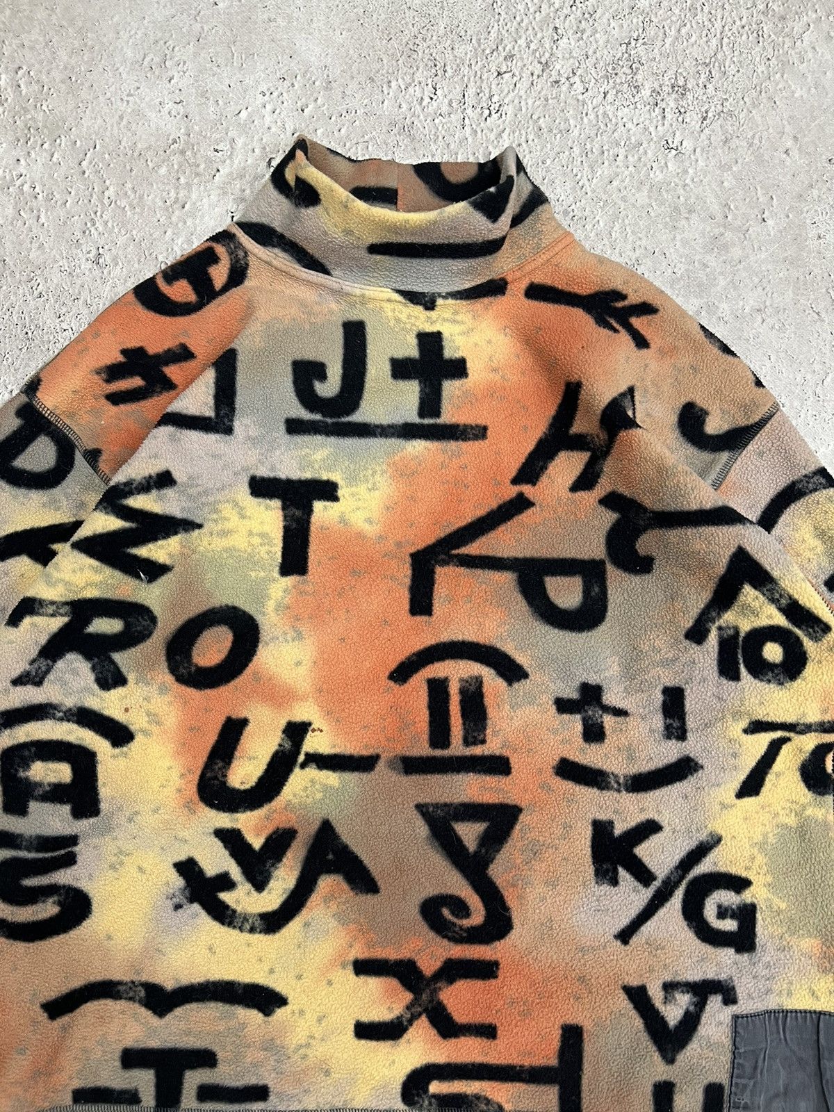 Patagonia × Vintage Very Rare like Patagonia Aztec Synchilla Fleece Jacket Size US L / EU 52-54 / 3 - 6 Thumbnail