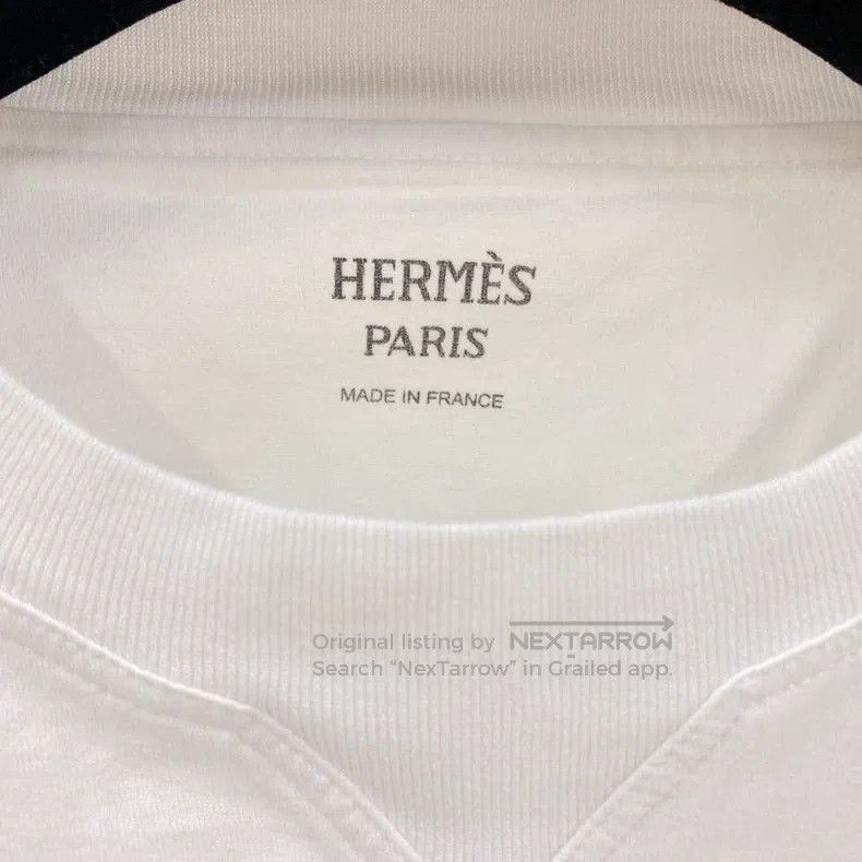 Hermes Hermes White T-shirt Size XS / US 0-2 / IT 36-38 - 4 Thumbnail