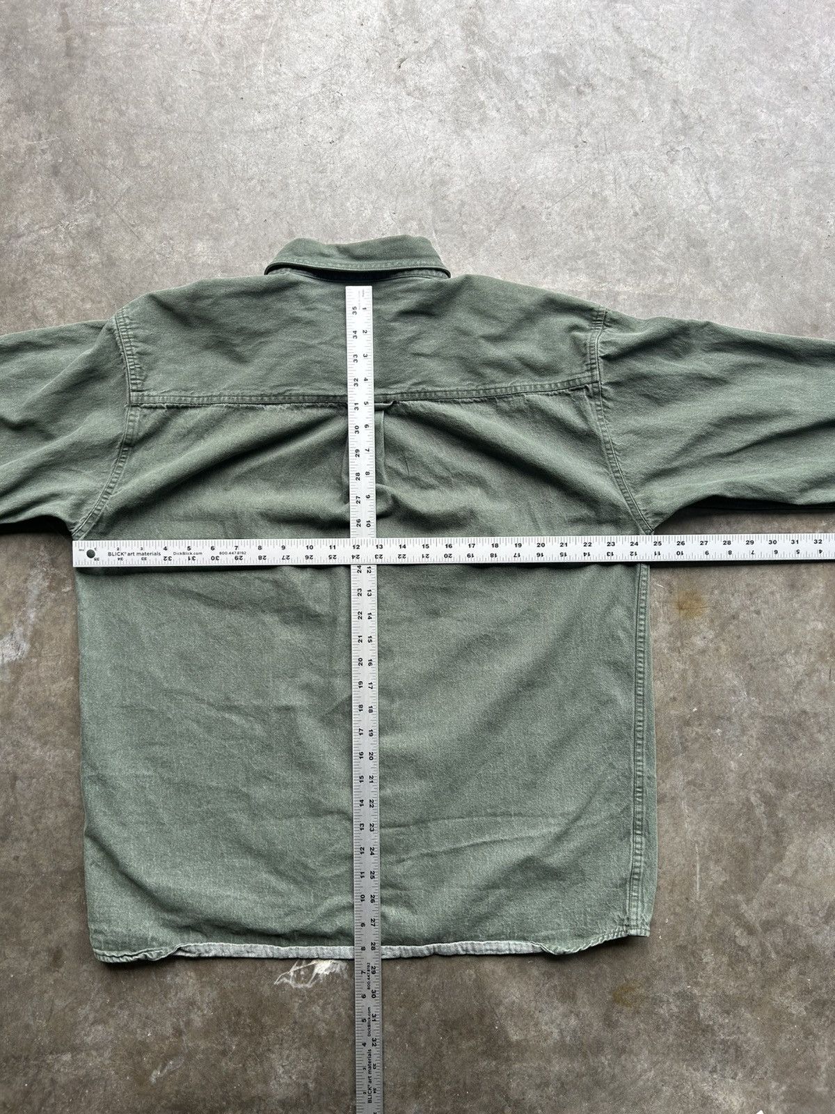 Great Northwest × Vintage Vintage 90s Green Denim Button Up Size US XL / EU 56 / 4 - 6 Thumbnail