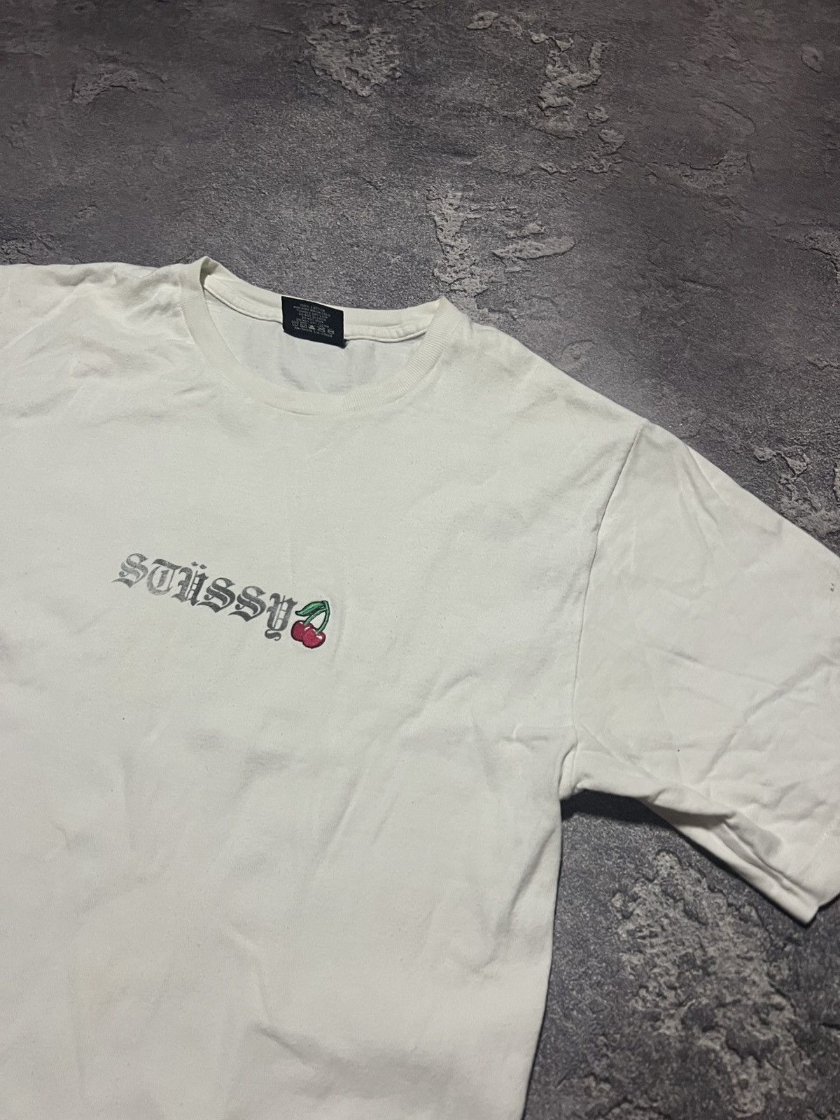 Stussy Vintage Stussy Cherry Logo Tee Streetwear 90s Size US S / EU 44-46 / 1 - 2 Thumbnail