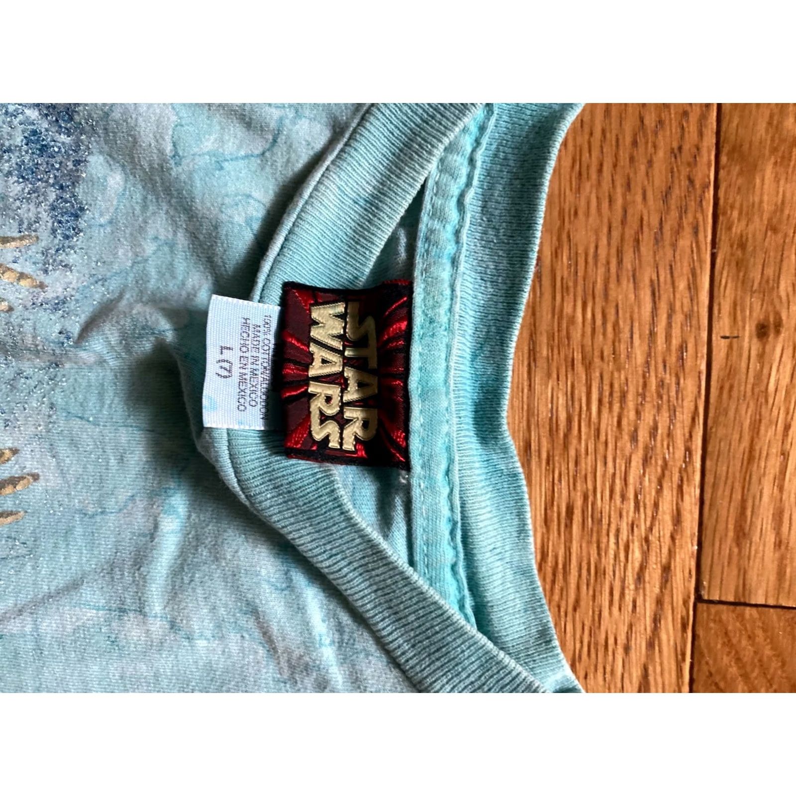 Star Wars VINTAGE Star Wars Jar Jar Binks Tie Dye T Shirt Size 7 L Small RARE Womens Size M / US 6-8 / IT 42-44 - 4 Thumbnail