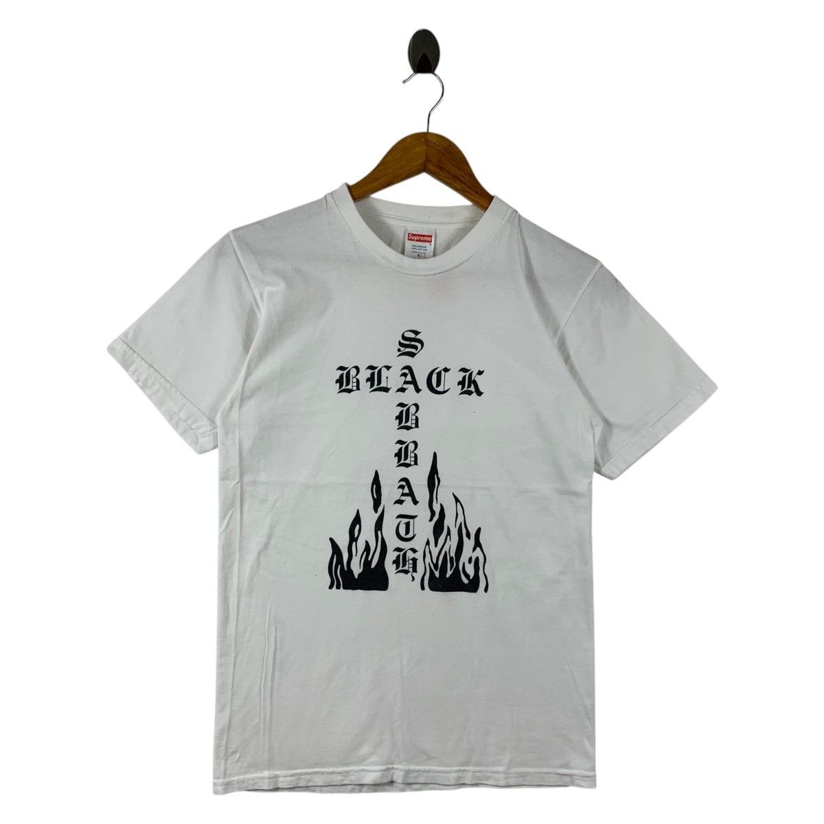 Supreme SUPREME BLACK SABBATH SS16 CROSS tee Size US S / EU 44-46 / 1 - 1 Thumbnail