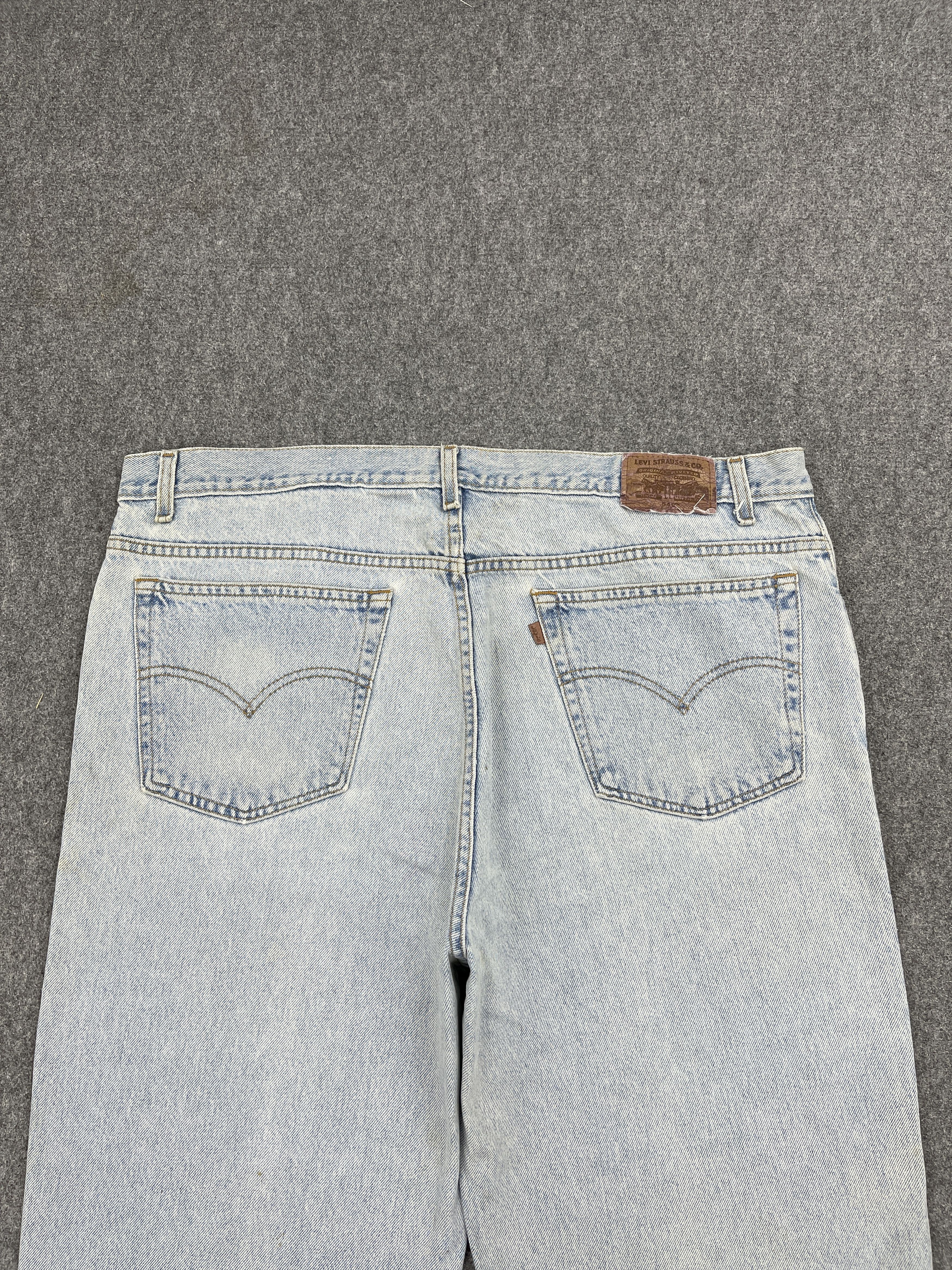 Levi's 90s Vintage Levis 540 Relaxed Light Washed Jeans DP2499 Size US 42 / EU 58 - 4 Thumbnail