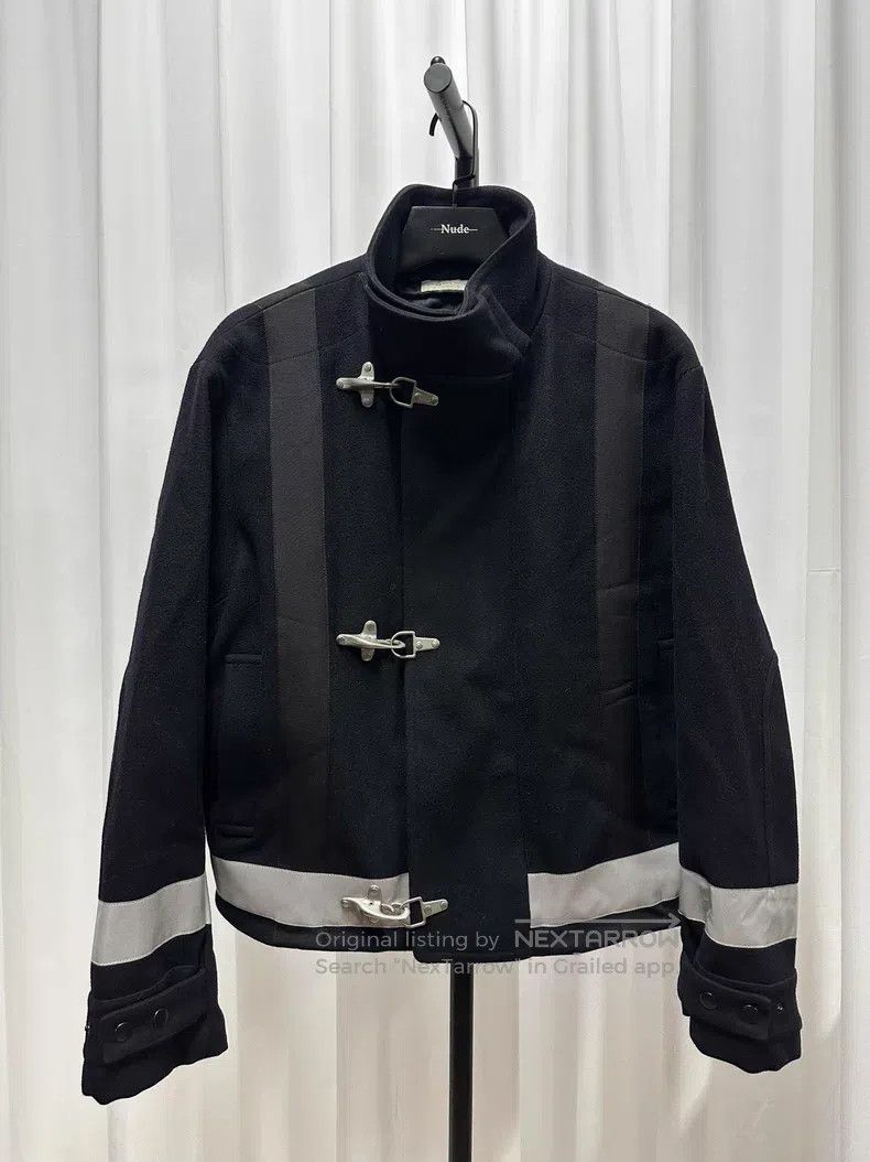 Dries Van Noten DRIES VAN NOTEN Fireman aircraft buckle wool jacket Size US L / EU 52-54 / 3 - 1 Thumbnail