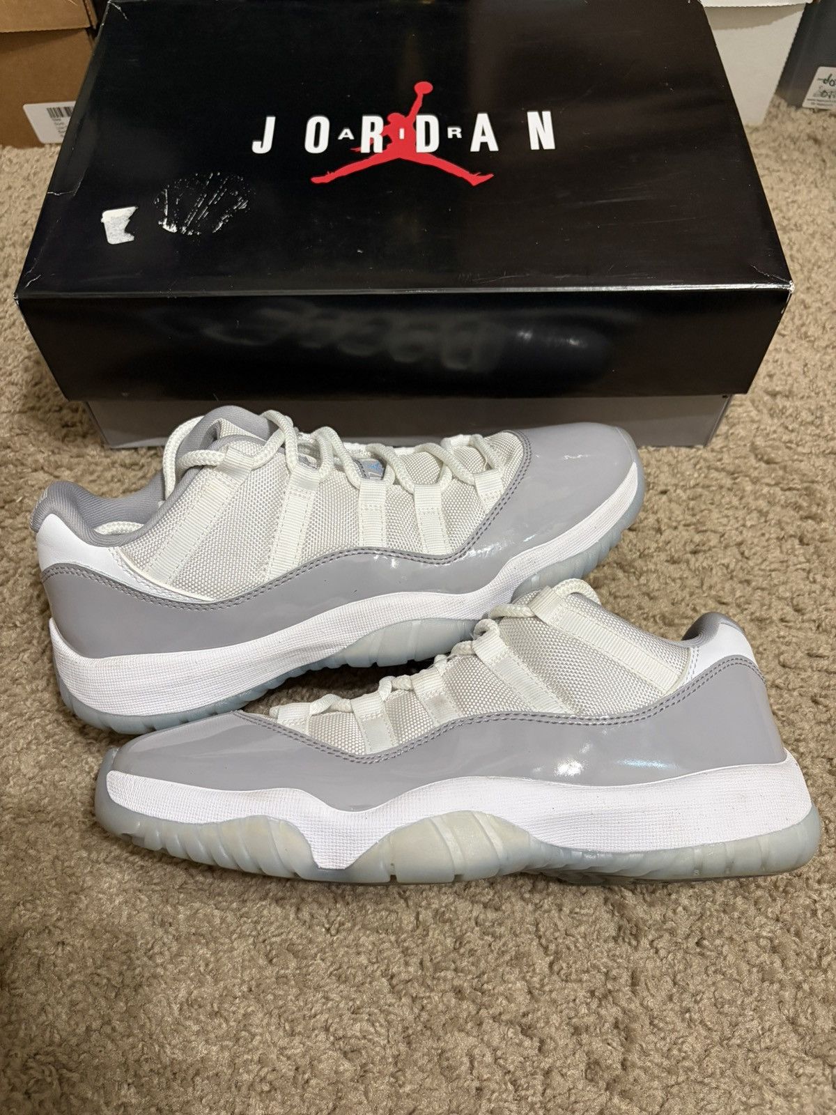 Jordan Brand Size 8 - Jordan 11 Low Cement Grey (AV2187-140) Size US 8 / EU 41 - 1 Thumbnail