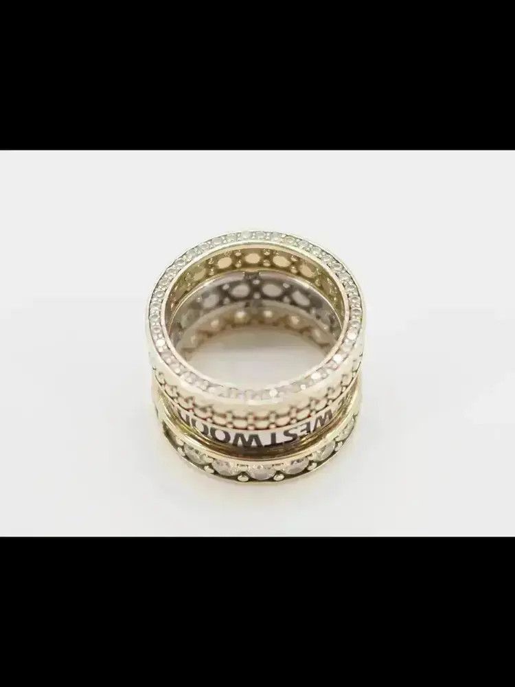 Vivienne Westwood Vivienne Westwood 925 silver zircon Kentish Ring-2505 Size ONE SIZE - 4 Thumbnail