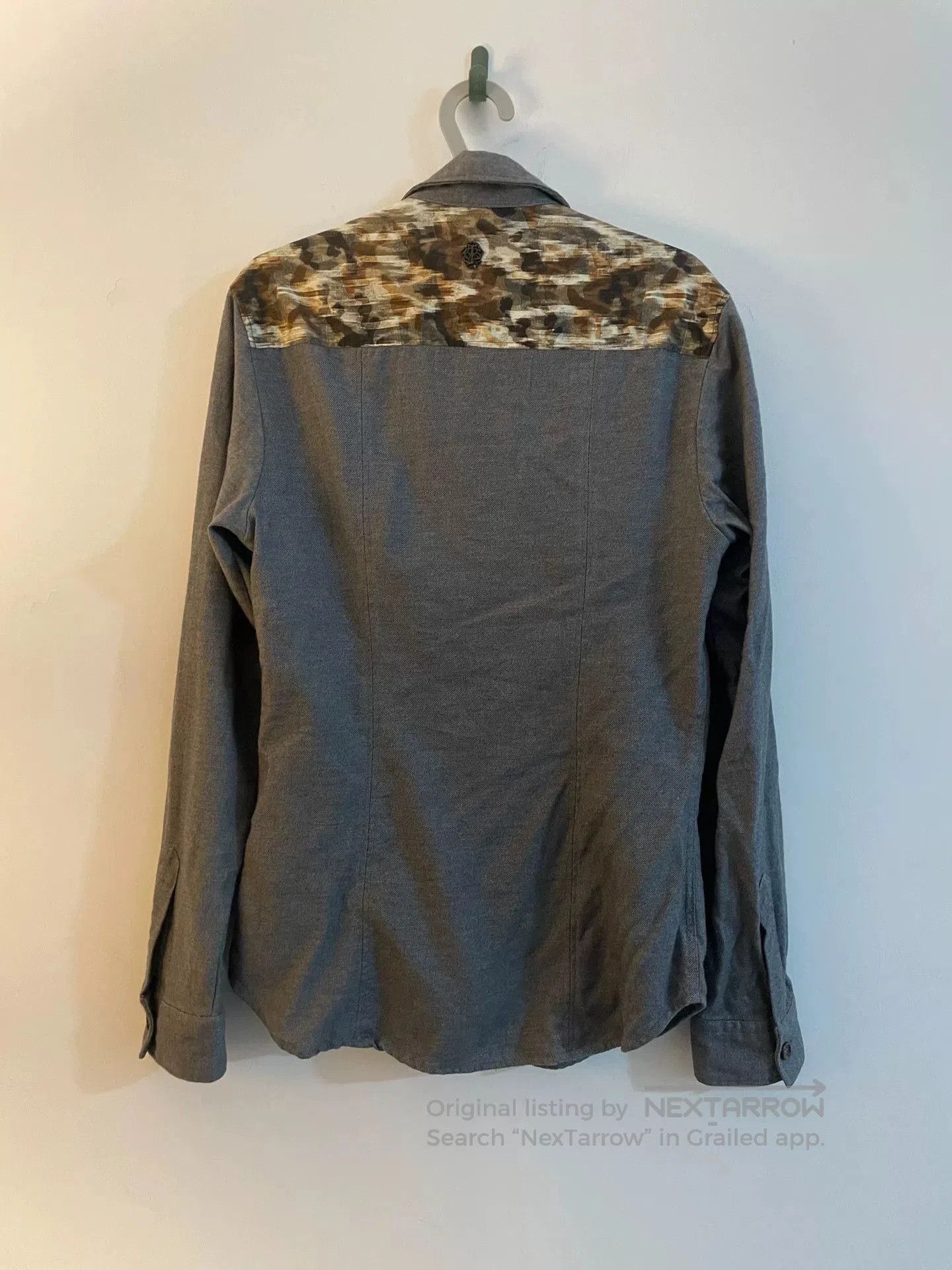 Just Cavalli Just Cavalli Cotton Patchwork Shirt. Size US M / EU 48-50 / 2 - 2 Thumbnail