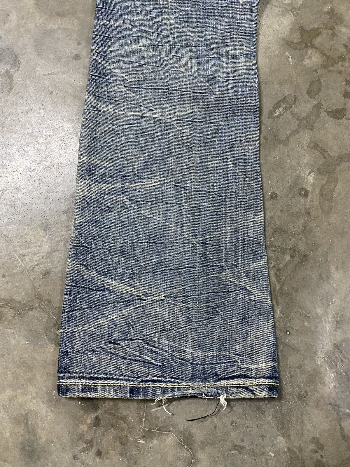 If Six Was Nine × Tornado Mart × semanticdesign Flare Jeans Japan Semantic Design Clawsmark Distressed @193 Size US 31 - 3 Thumbnail