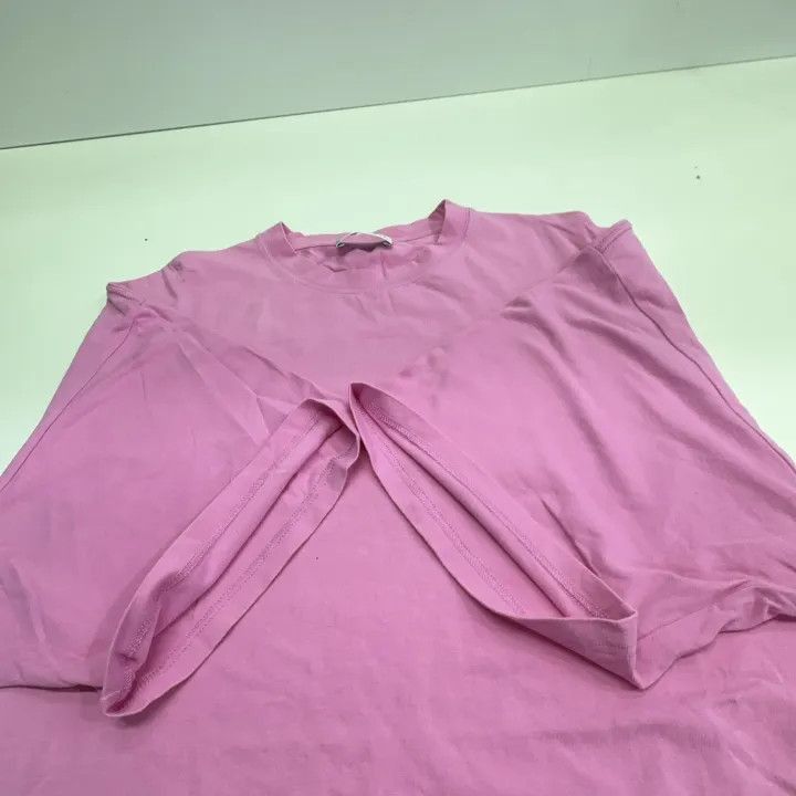 Balenciaga Balenciaga Pink Loose Short Sleeve T-Shirt 0079-2507 Size M / US 6-8 / IT 42-44 - 6 Thumbnail