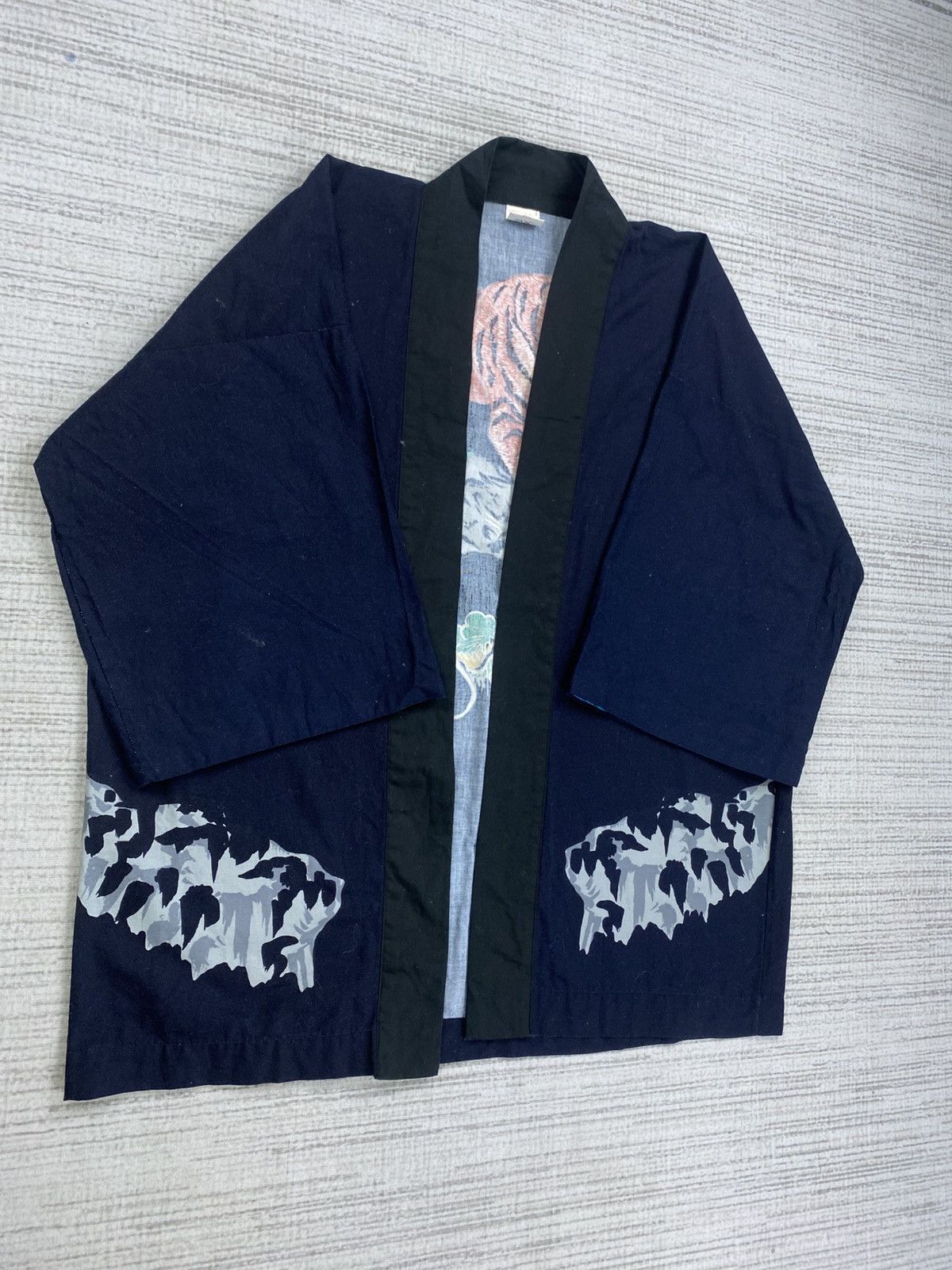 If Six Was Nine × Japanese Brand × Vintage Vintage Haori Kimono Dragon X Tiger Matsuri Festival Japan Size US L / EU 52-54 / 3 - 3 Thumbnail