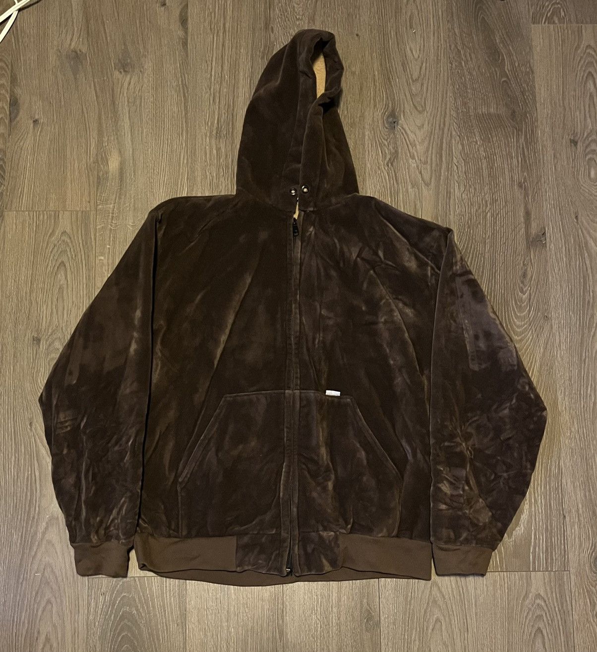 Carhartt × Vintage Vintage 80s Carhartt Velour Zip-up Hoodie | Grailed
