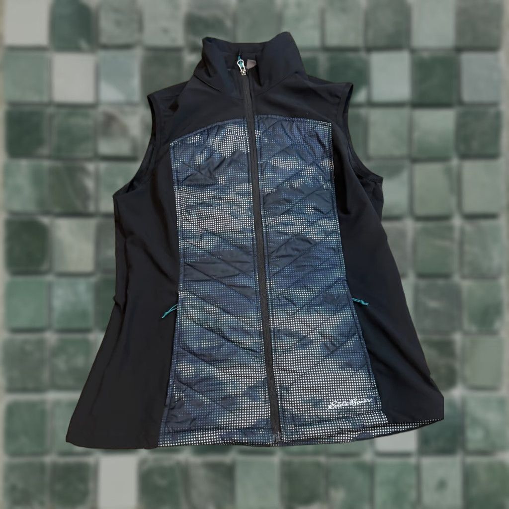 Eddie Bauer Eddie Bauer Puffer Vest Jacket Women Medium Black Lightweight Full Zip Size M / US 6-8 / IT 42-44 - 1 Thumbnail