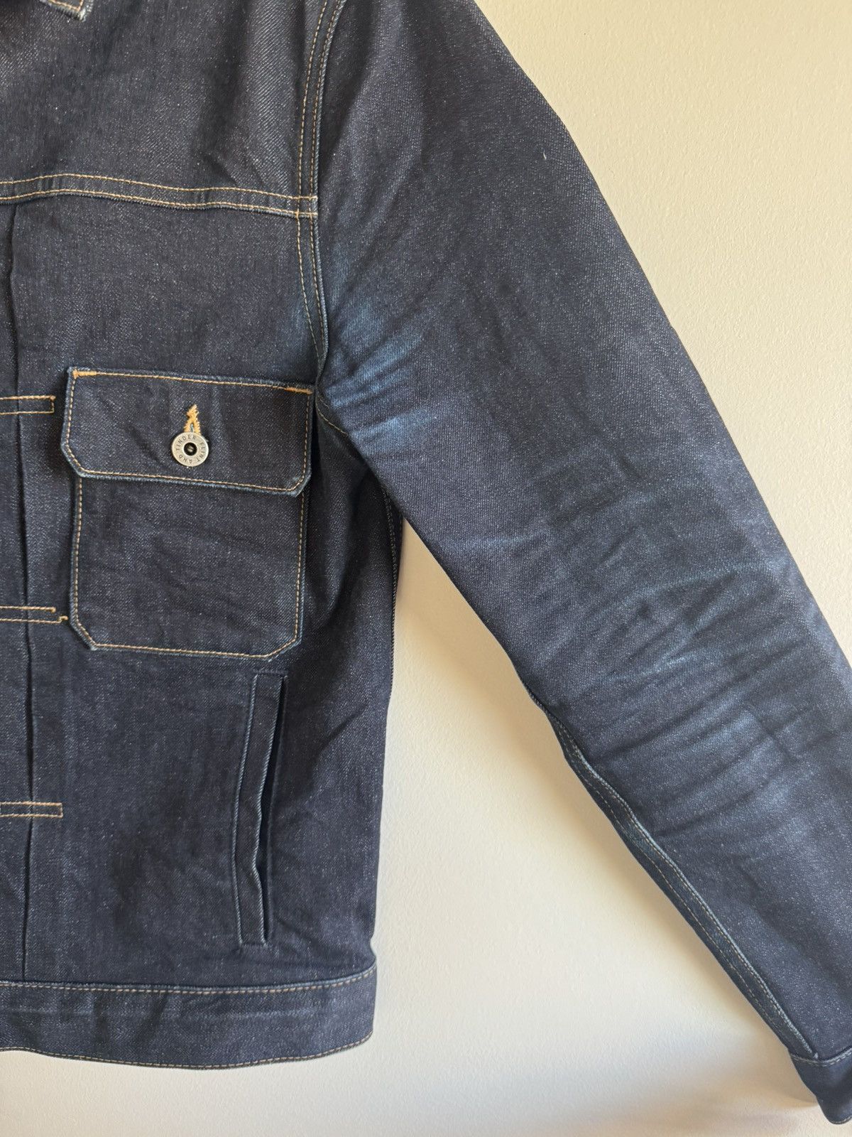 Flint And Tinder Flint and Tinder Cone Mills White Oak Type II Denim Jacket Size US S / EU 44-46 / 1 - 4 Thumbnail