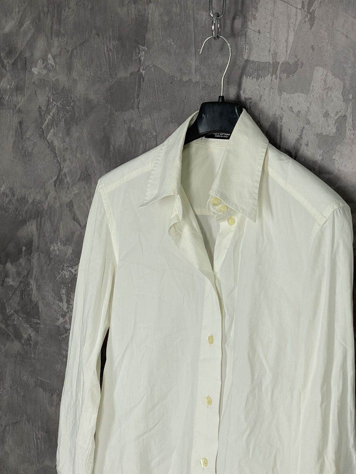 Dolce & Gabbana Vintage Women’s Dolce Gabbanna Basic White Shirt Button Up Size XS / US 0-2 / IT 36-38 - 7 Thumbnail