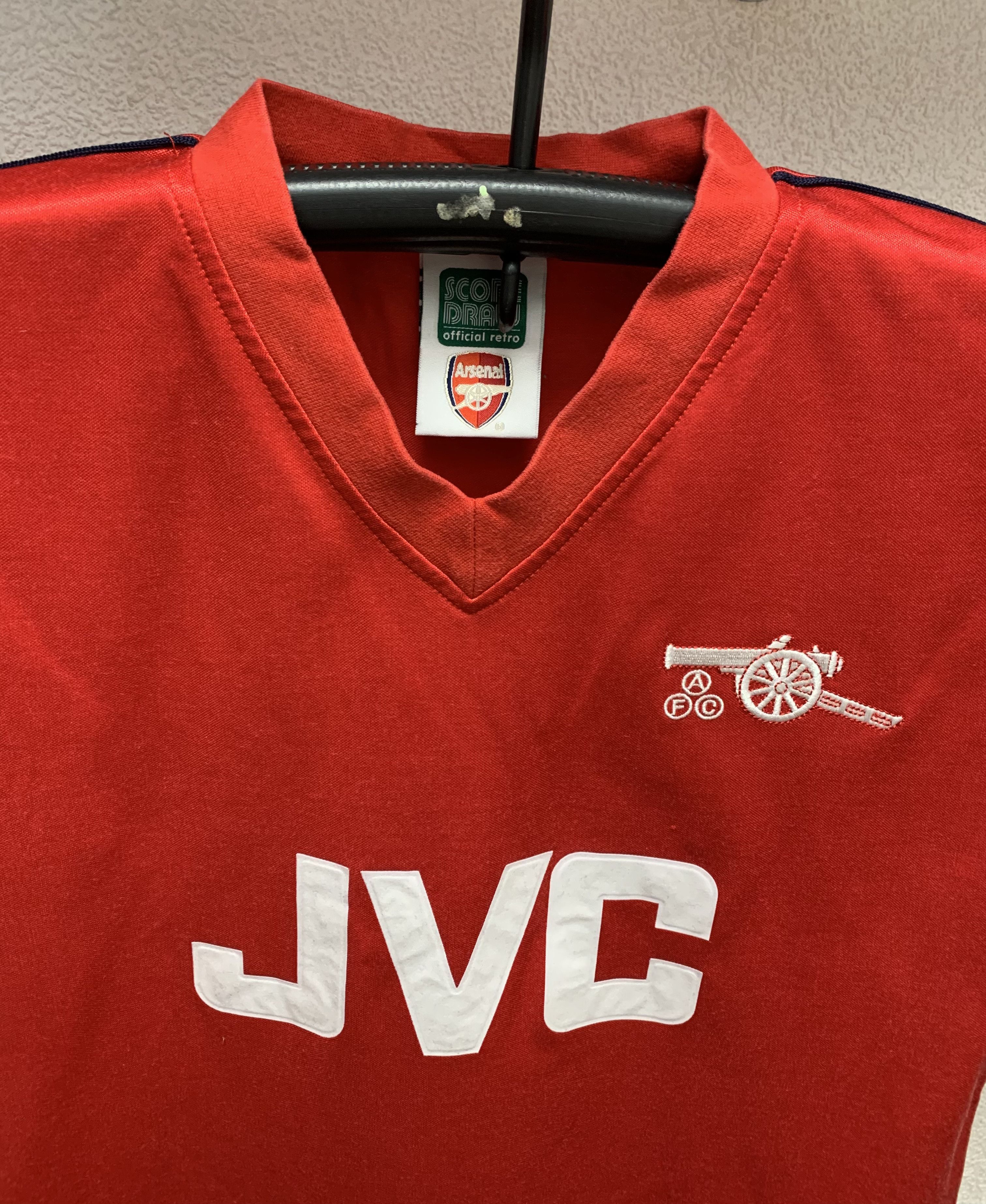Vintage Arsenal JVC vintage soccer jersey 1990th S Henry Size US S / EU 44-46 / 1 - 2 Thumbnail