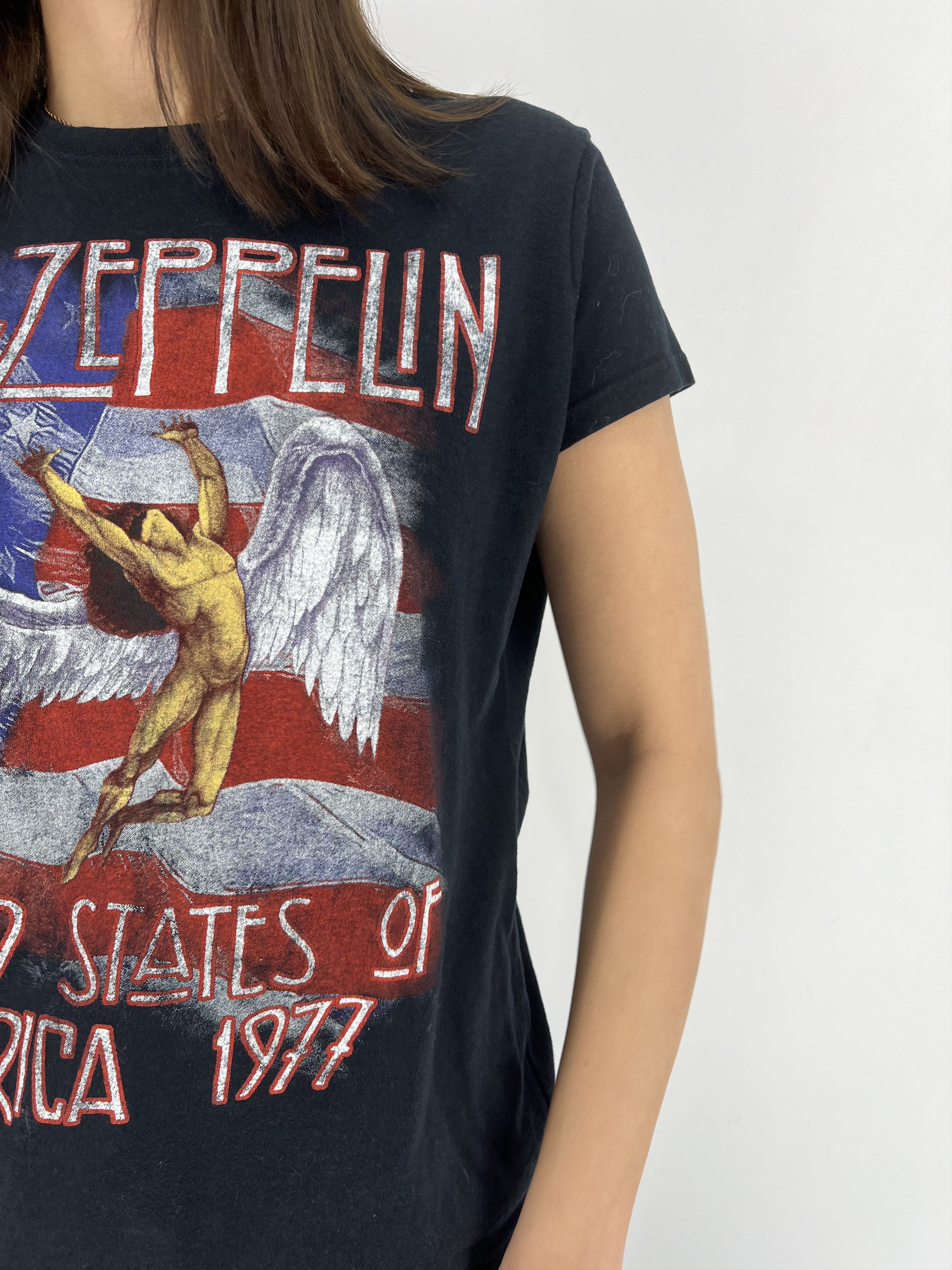 Band Tees Vintage Y2K United States Led Zeppelin Womens Tee Size XL / US 12-14 / IT 48-50 - 5 Thumbnail