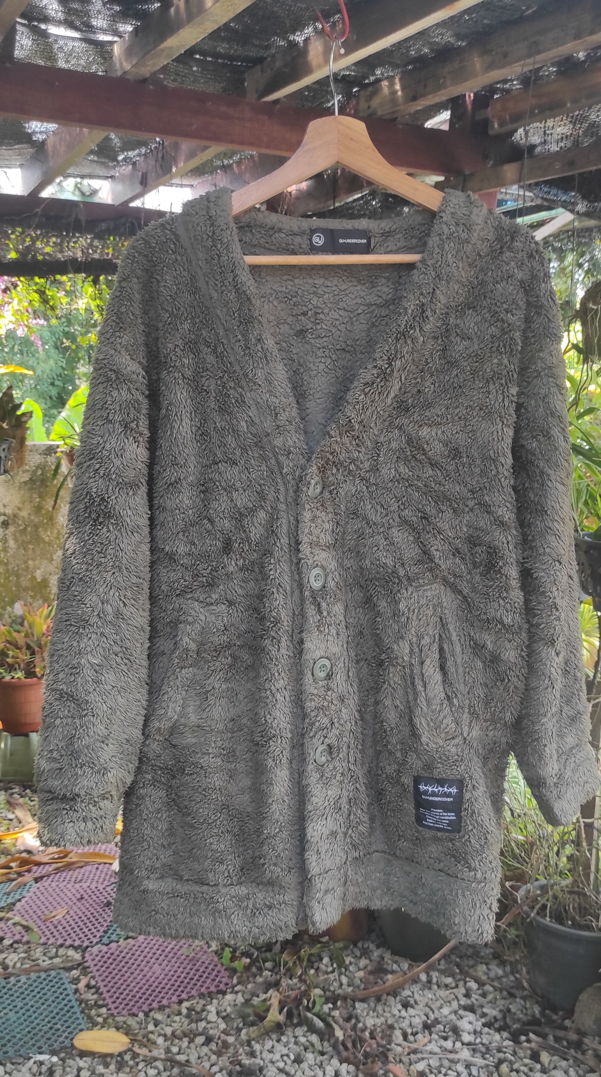 GU × Undercover GU x Undercover Jun Takahashi Cardigan Fleece Size US XS / EU 42 / 0 - 1 Thumbnail