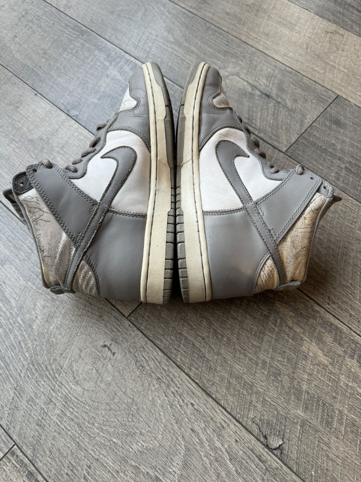 Nike × Vintage Vintage Nike Dunk High 2003 Medium Grey 30471700200 Size 9 Size US 9 / EU 42 - 8 Thumbnail