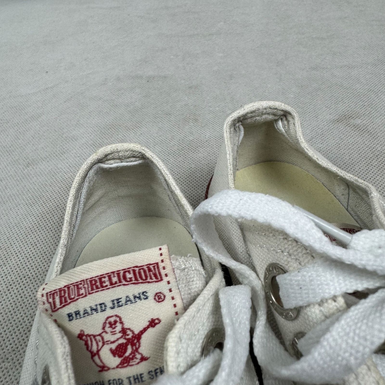 True Religion True Religion TR114101W Women White Cotton Skate Shoes 7.5 Size US 7.5 / IT 37.5 - 10 Thumbnail