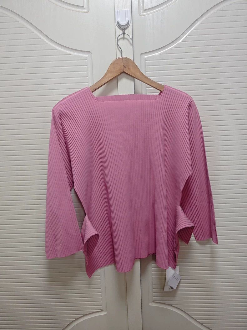 Other Issey Miyake/三宅一生 Pink square-neck top Size M / US 6-8 / IT 42-44 - 1 Thumbnail
