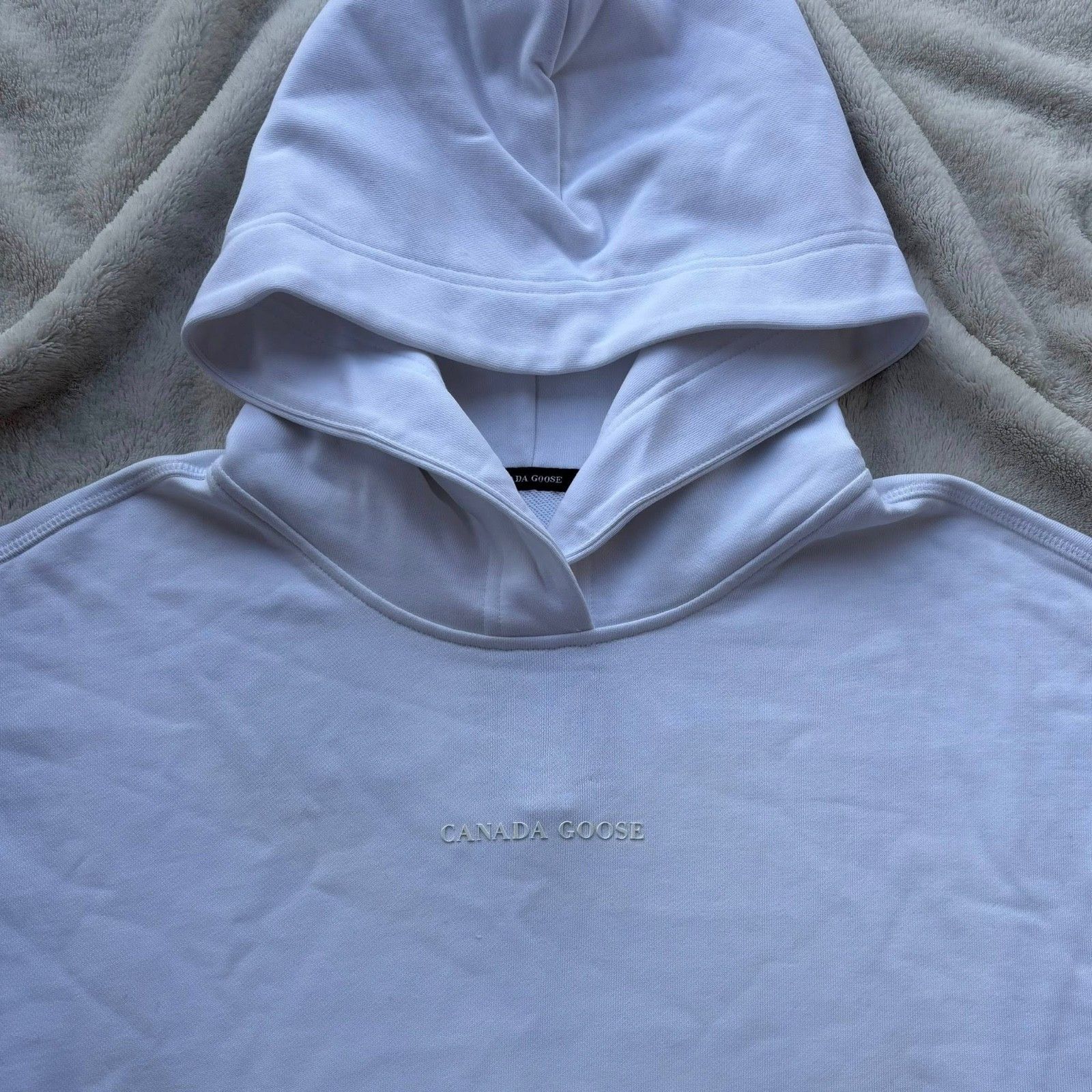 Canada Goose Canada Goose White Muskoka Relaxed Hoodie - Med - $395 Size M / US 6-8 / IT 42-44 - 2 Thumbnail