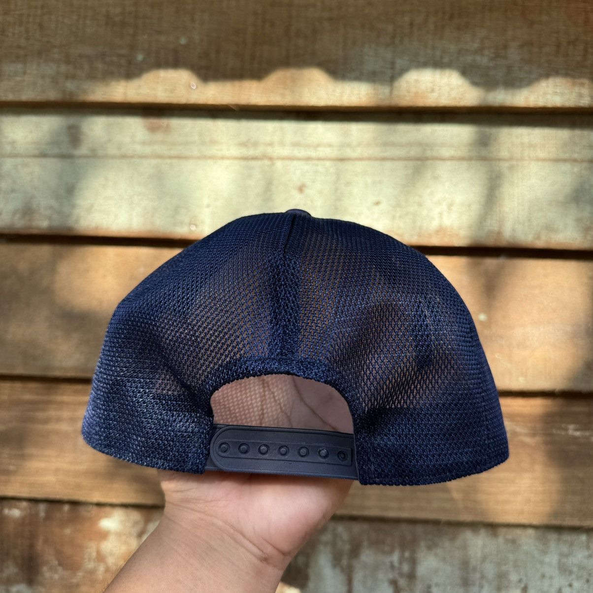 Bape Vintage Teriyaki Boyz Source Bape Mesh Trucker Cap Size ONE SIZE - 8 Thumbnail