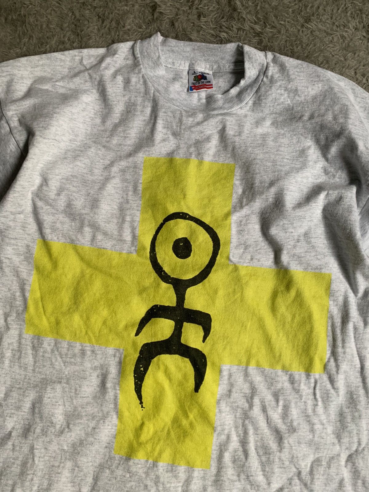 Band Tees × Vintage Vintage 90s Einsturzende Neubauten Tour 1991 Tee Size US L / EU 52-54 / 3 - 2 Thumbnail