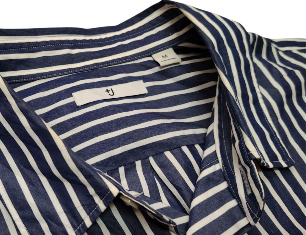 Jil Sander × Uniqlo Jil Sander x Uniqlo+J Supima Cottton Striped Shirt Size US M / EU 48-50 / 2 - 9 Thumbnail