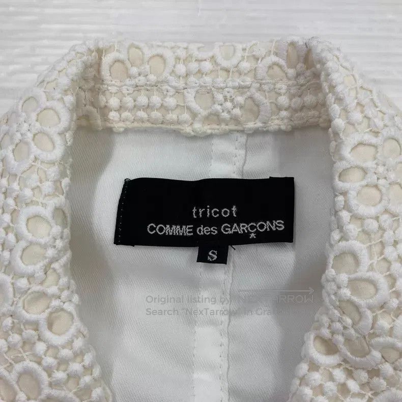 Comme des Garcons Comme Des Garcons White Jacket Size S / US 4 / IT 40 - 4 Thumbnail