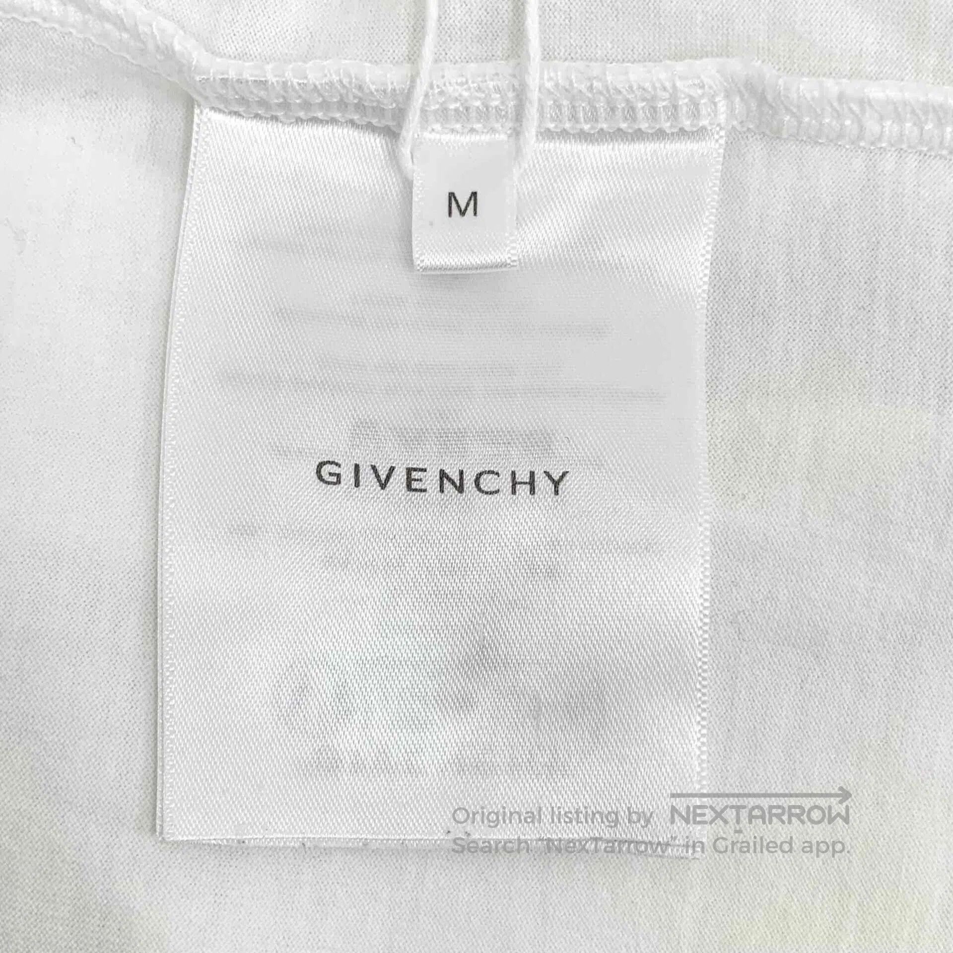 Givenchy Givenchy White Heart Print Cotton T-Shirt. Size US M / EU 48-50 / 2 - 6 Thumbnail