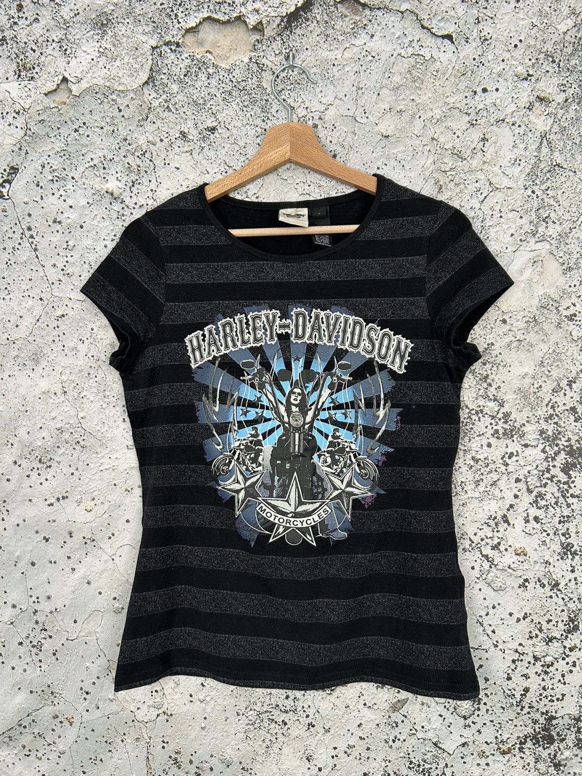 Harley Davidson Vintage Harley Davidson Motorcycles Graphic Tee Rock Grunge Size M / US 6-8 / IT 42-44 - 1 Thumbnail