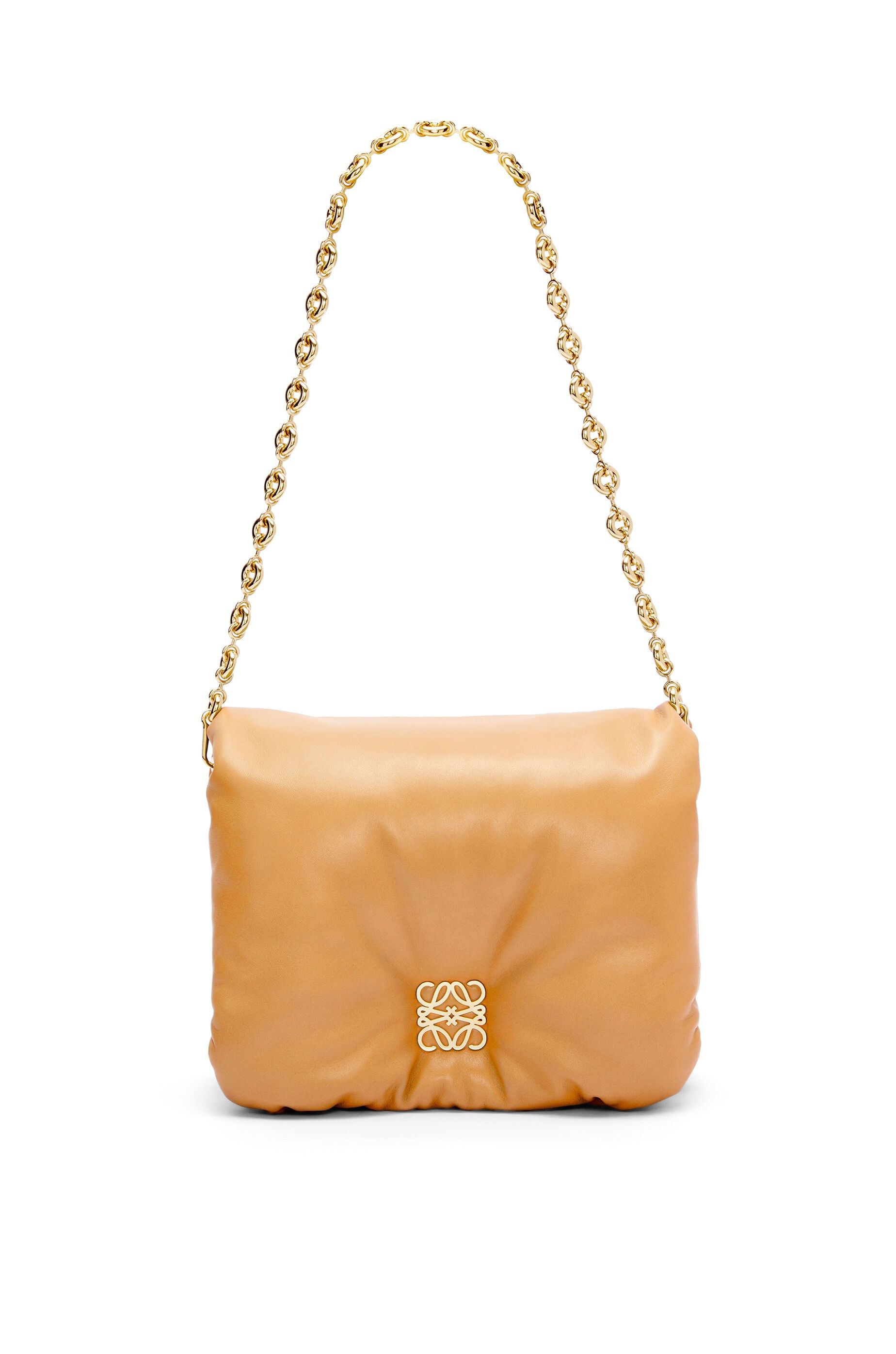 Loewe o1in1g0426 Size: OS/ Goya Puffer Bag in Camel Size ONE SIZE - 8 Thumbnail