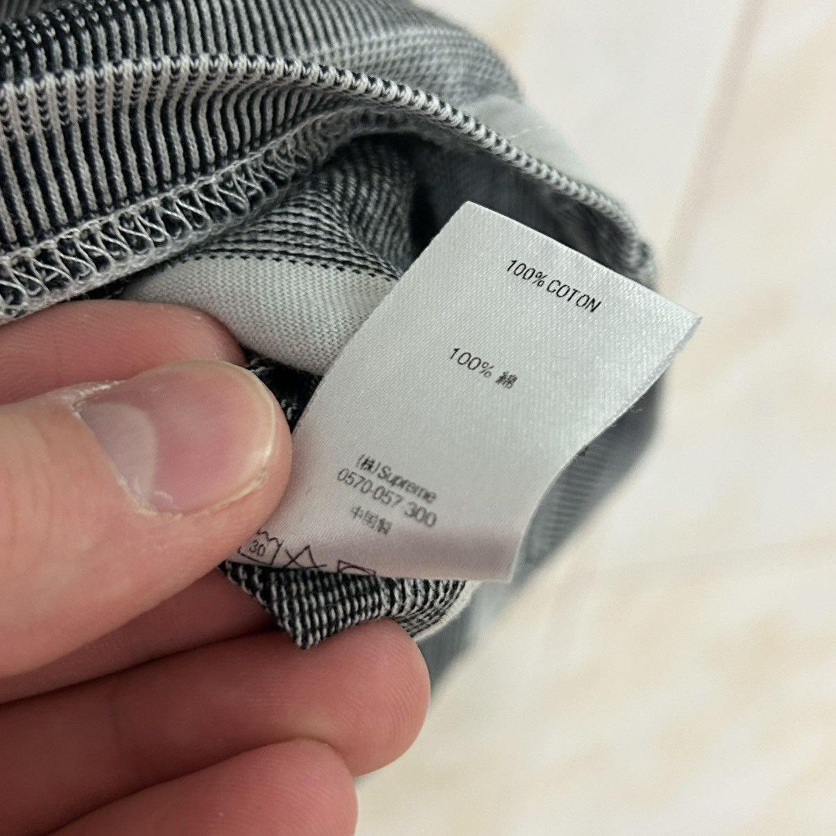 Supreme Supreme Striped T-Shirt Tumblr 2016 Thug Era Swag Size US M / EU 48-50 / 2 - 9 Thumbnail