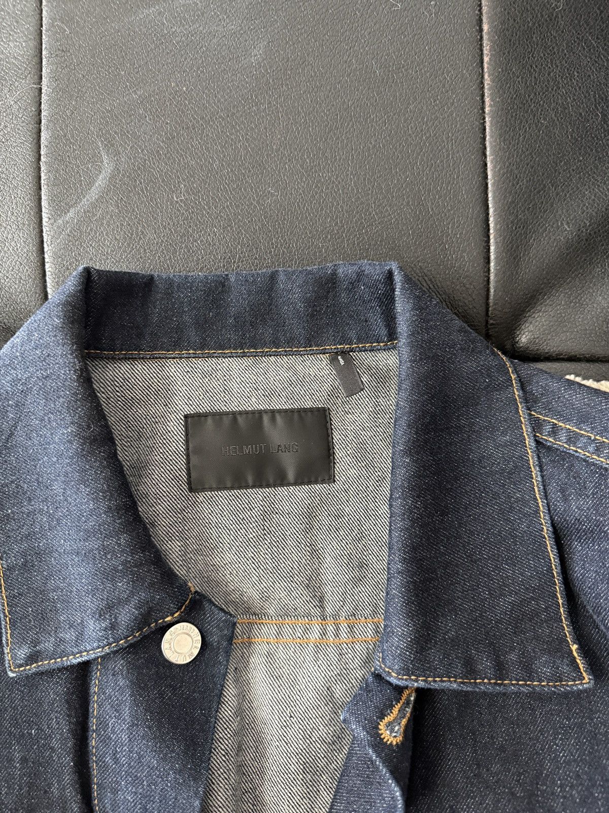 Helmut Lang indigo denim helmut-lang jacket Size US S / EU 44-46 / 1 - 3 Thumbnail