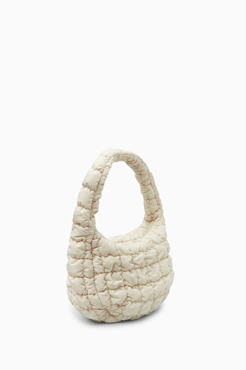 Cos Cos oversized quilted cloud bag off white authentic jennie Size ONE SIZE - 2 Thumbnail