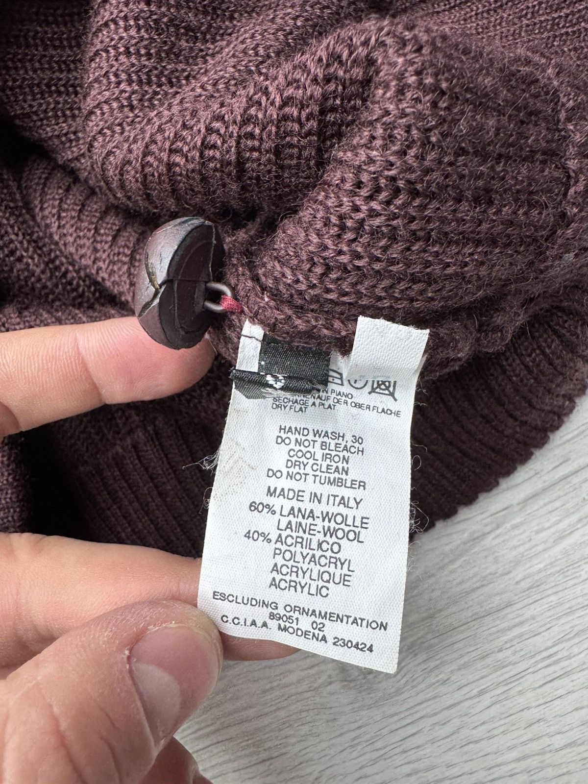 Other 70-x Portobello's Cardigan Cable Knit Sweater Size US XL / EU 56 / 4 - 9 Thumbnail