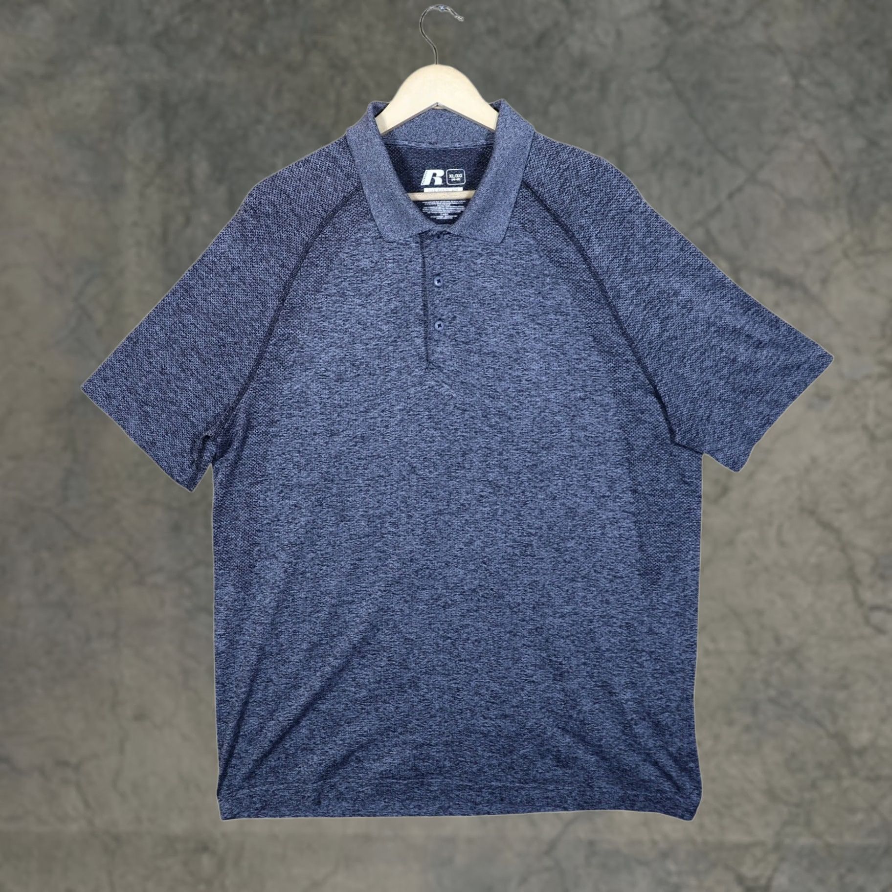Russell Athletic Russell Athletic Men Polo Shirt XL Heather Gray Short Sleeve Athletic Fit Training Size US XL / EU 56 / 4 - 1 Thumbnail