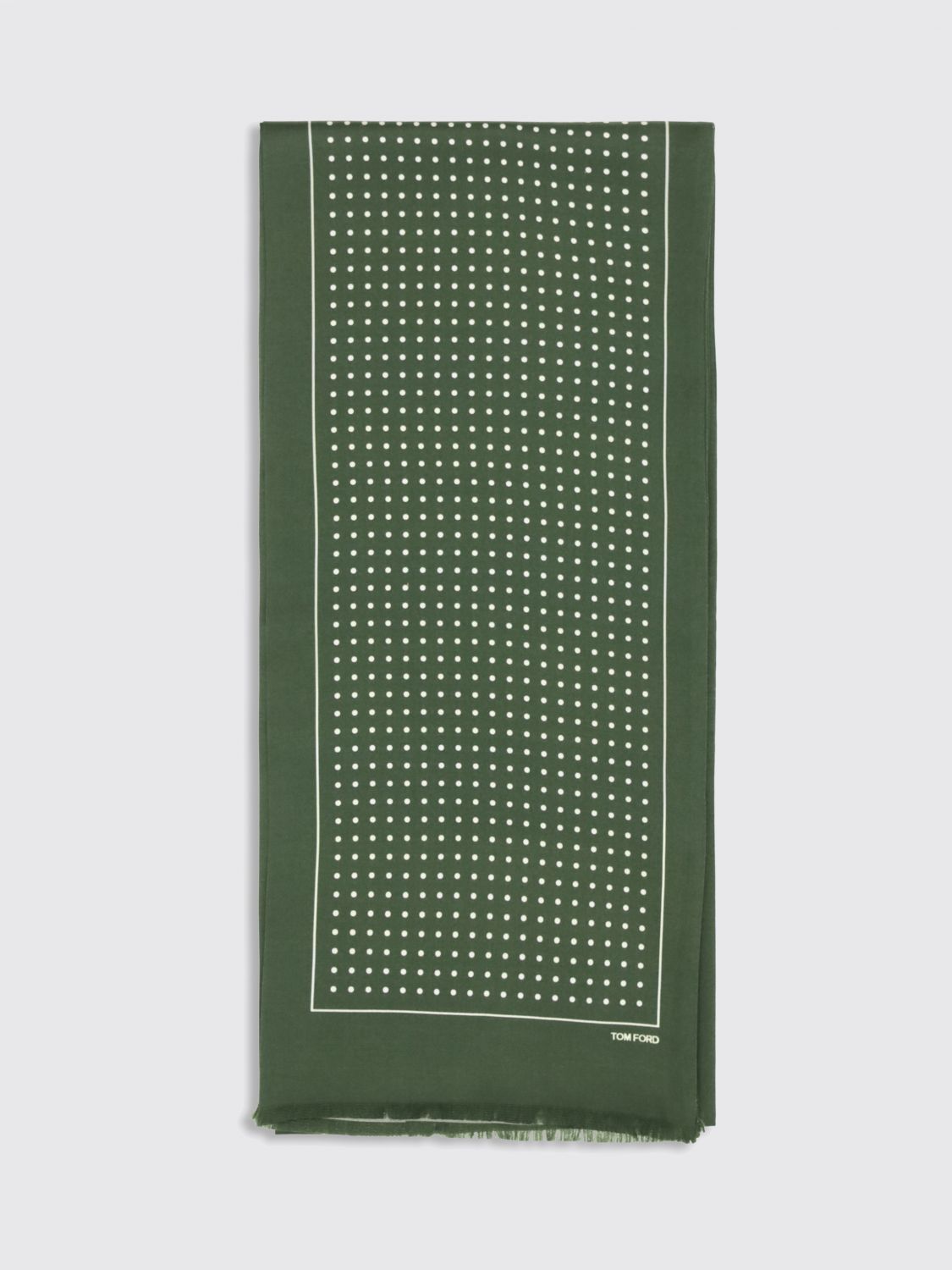 Tom Ford Tom Ford Scarf Men Green Size ONE SIZE - 1 Thumbnail