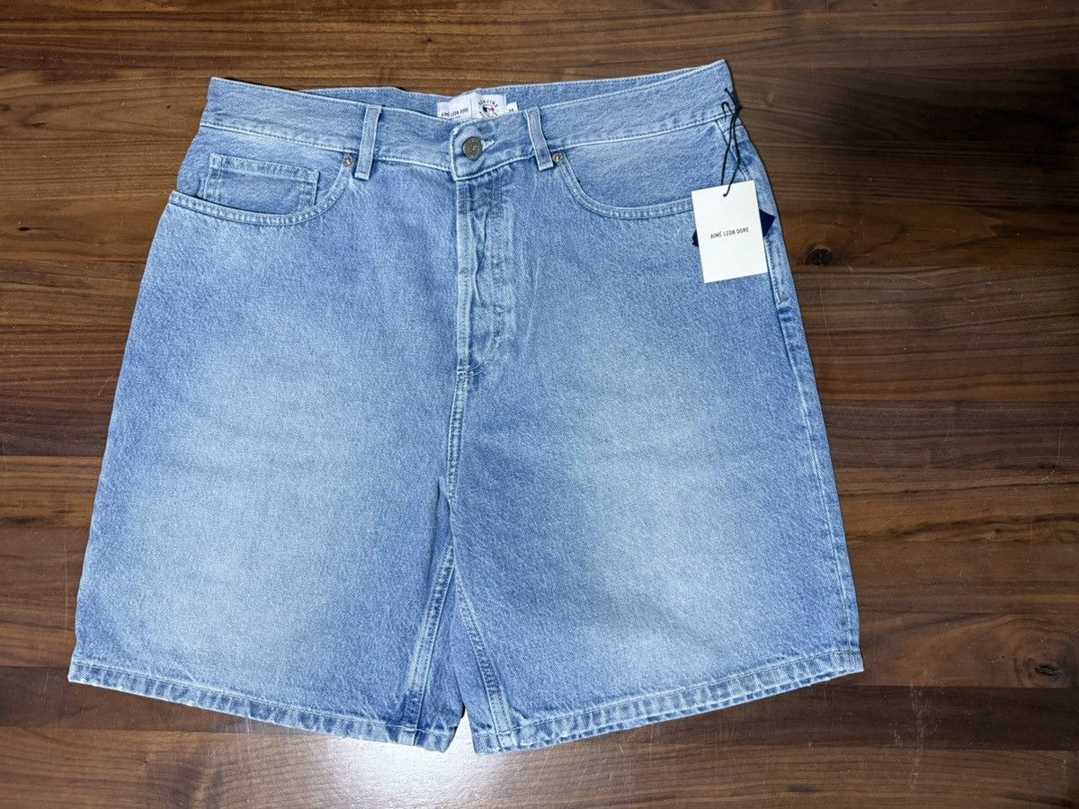 Aime Leon Dore Aime Leon Dore ALD MLB New York Mets Denim Shorts Light Wash Size US 34 / EU 50 - 1 Thumbnail