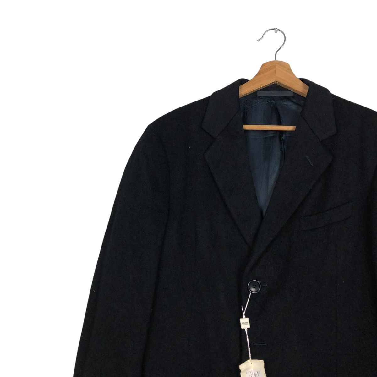 Armani Collezioni 🔥VINTAGE WOOL LONG JACKET ARMANI COLLEZIONI MADE IN ITALY Size US M / EU 48-50 / 2 - 10 Thumbnail