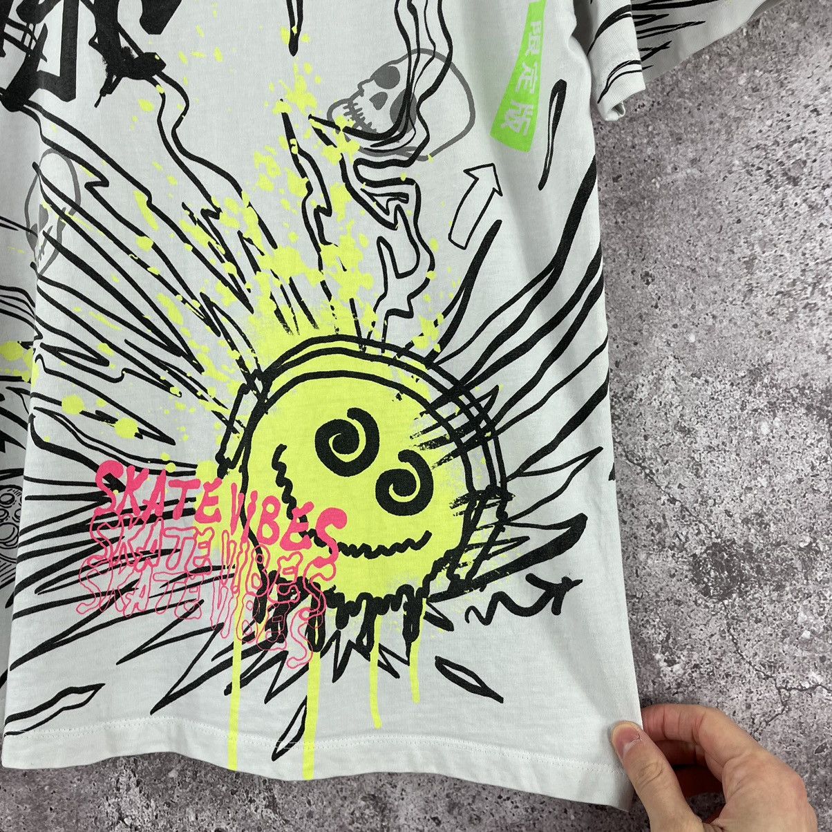Welcome Skateboards Game Over Graffiti Smile Crazy Tee Big Logo Y2K Skateboard Size US M / EU 48-50 / 2 - 12 Thumbnail