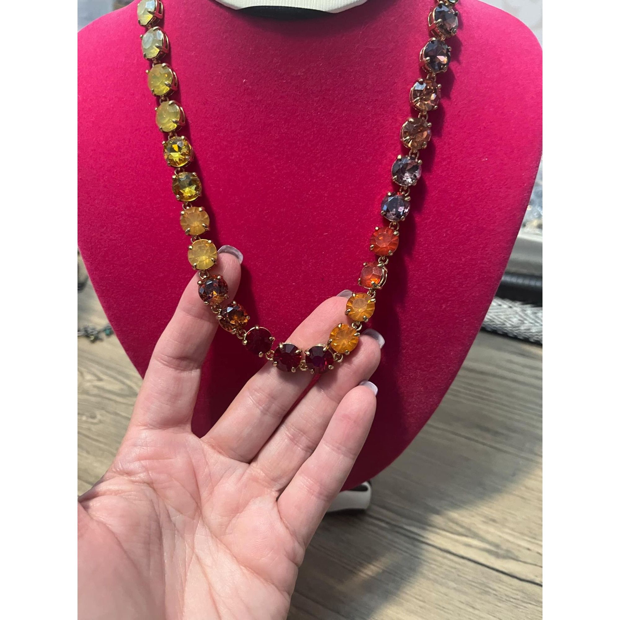 Swarovski Vintage Express Rainbow Ombré Necklace NWOT Size ONE SIZE - 1 Thumbnail