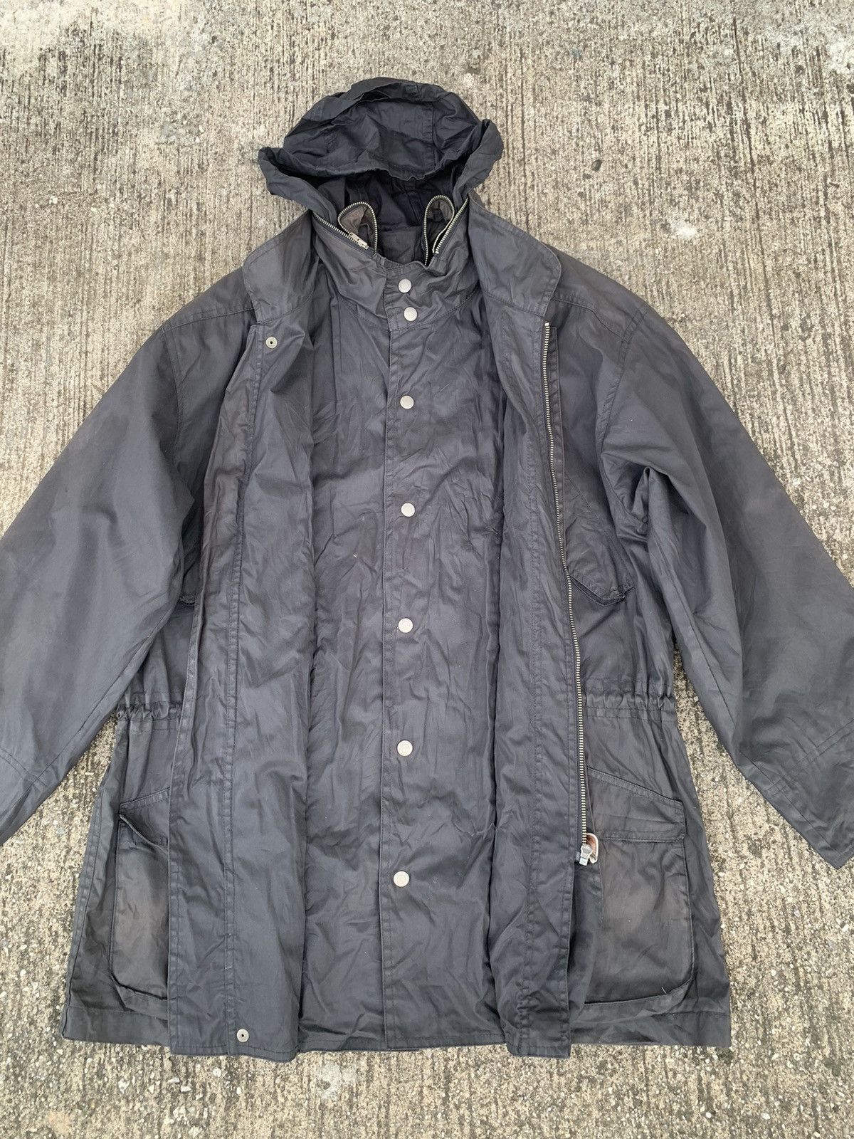 Joseph Abboud Rare 🔥 vintage 90s sun faded joseph abboud waxed jacket Size US M / EU 48-50 / 2 - 11 Thumbnail