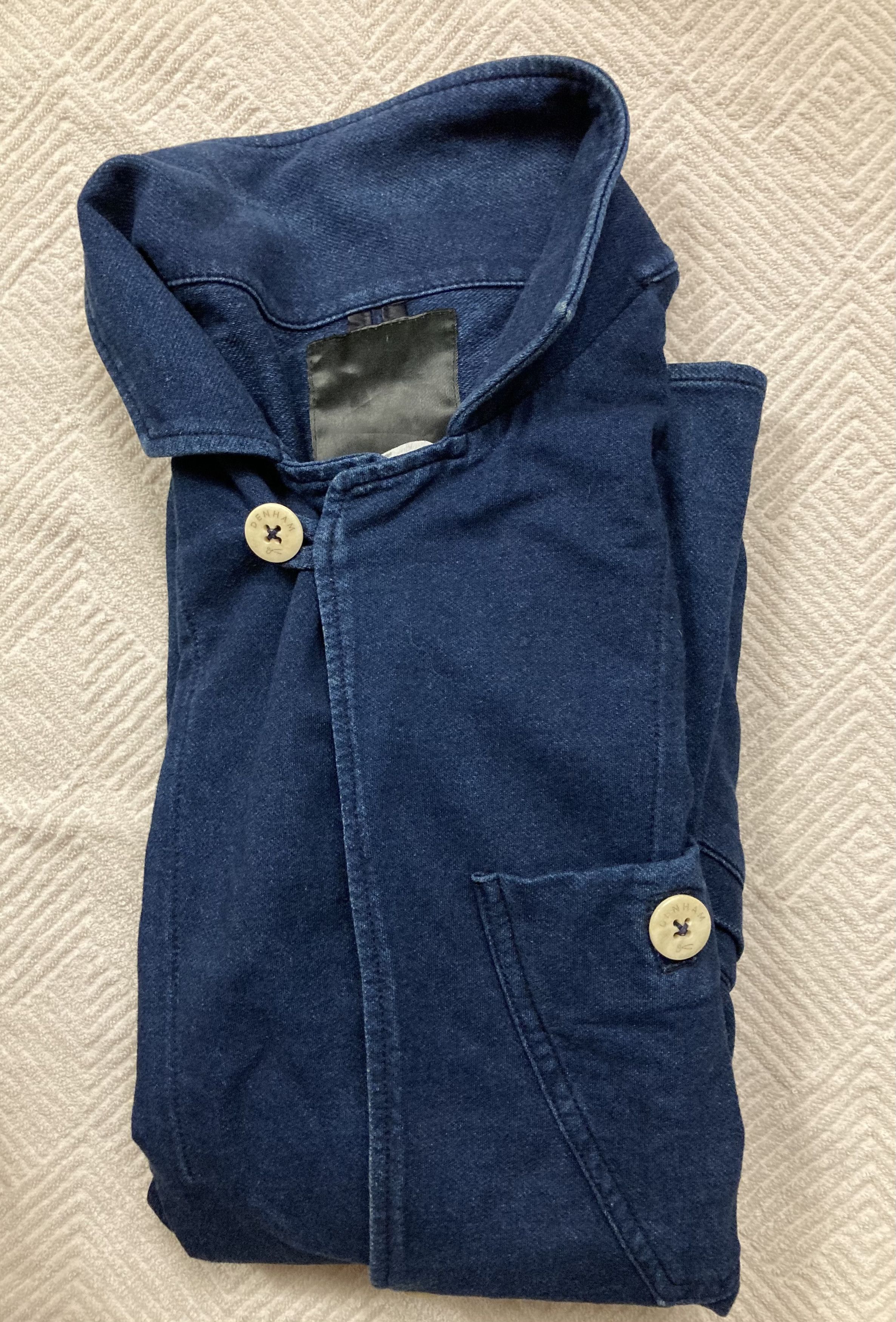 DENHAM × Japanese Brand Japan Used Type Denham Denim Tailored Jacket Stretch Indigo Size US M / EU 48-50 / 2 - 6 Thumbnail